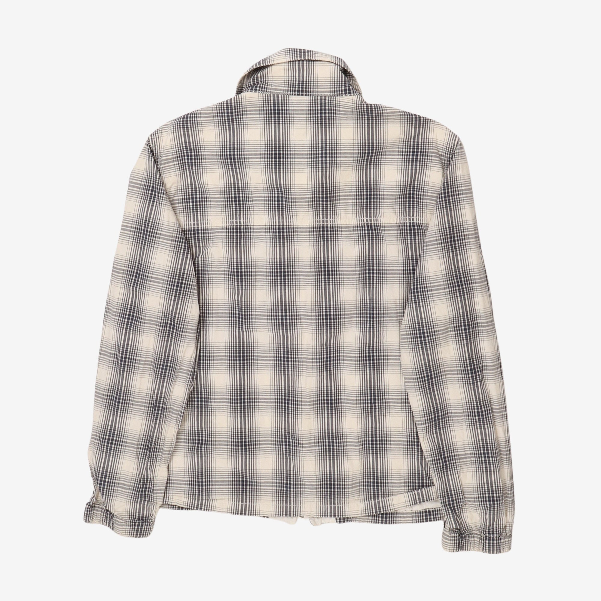 Garment Dyed Check Harrington
