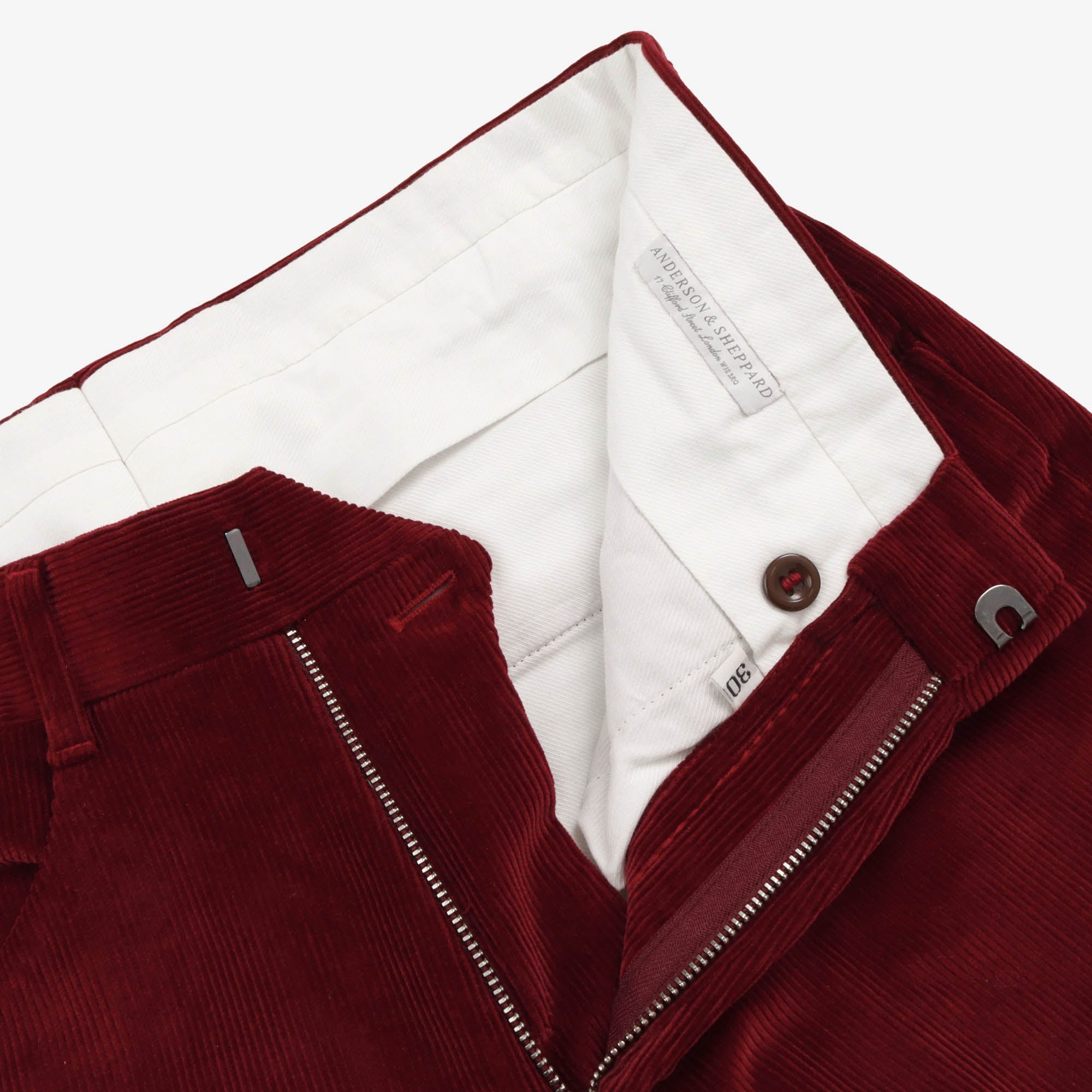 Straight Leg Corduroy Trousers (30W X 32L)