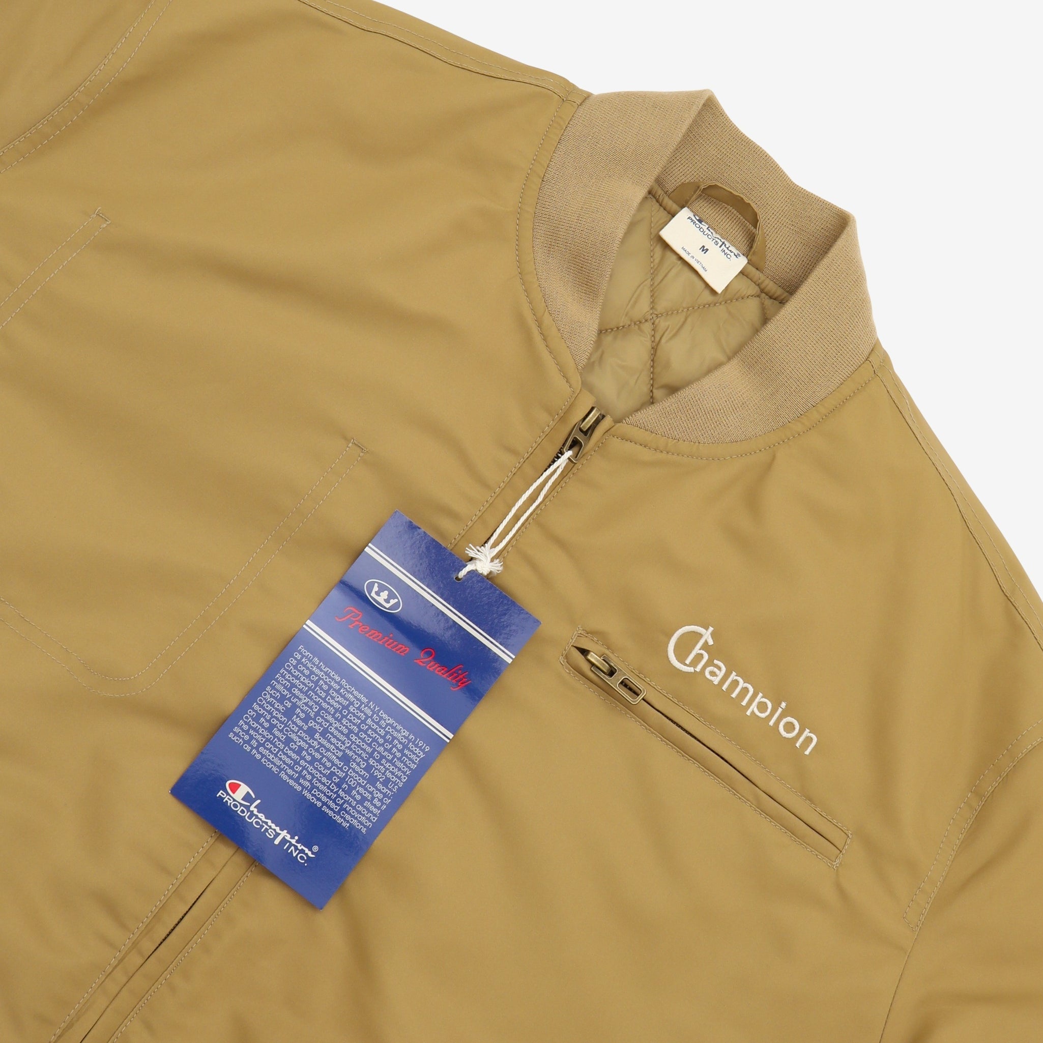 Zip Up Bomber Jacket