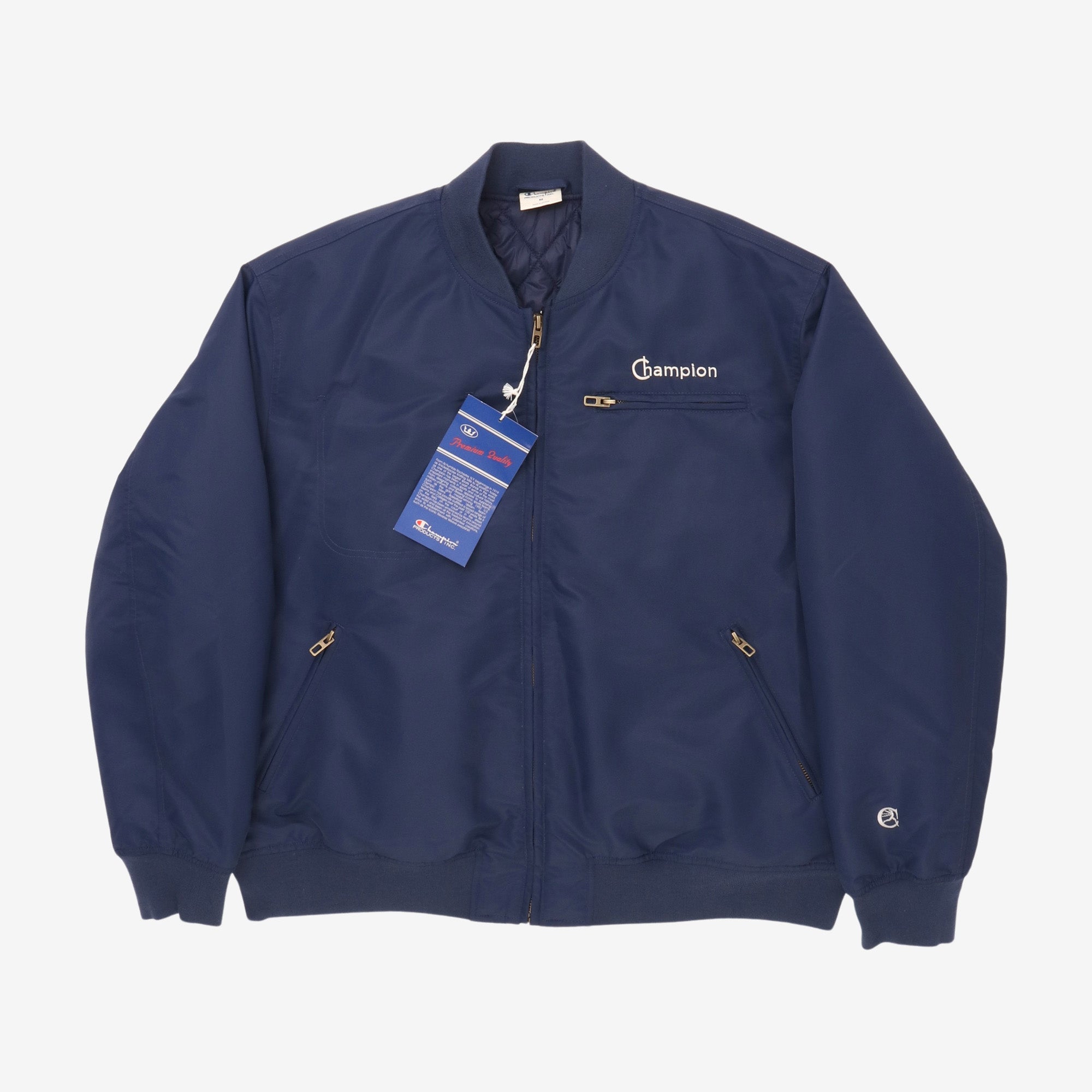 Zip Up Bomber Jacket