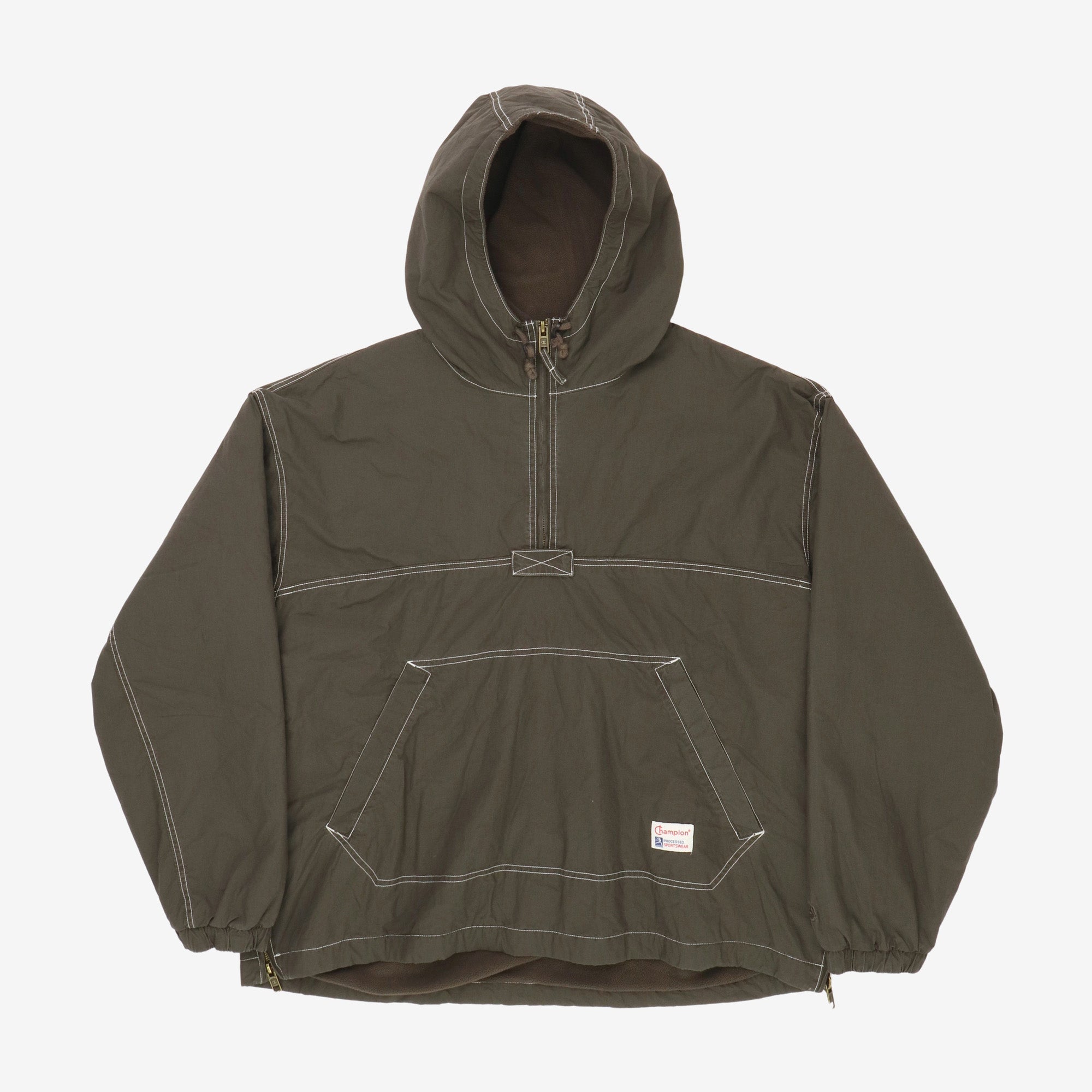 Hooded Quarter Zip Jacket