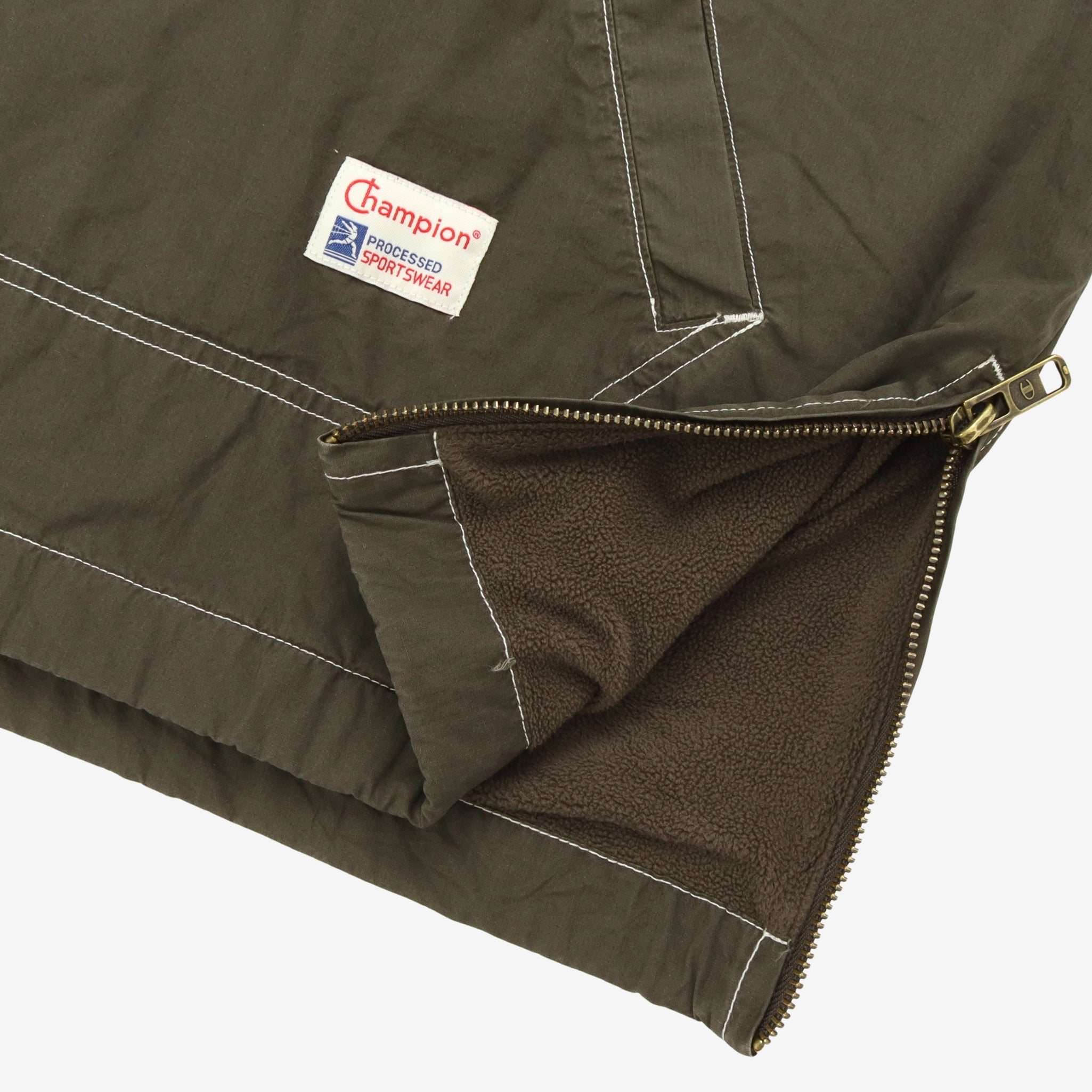 Hooded Quarter Zip Jacket