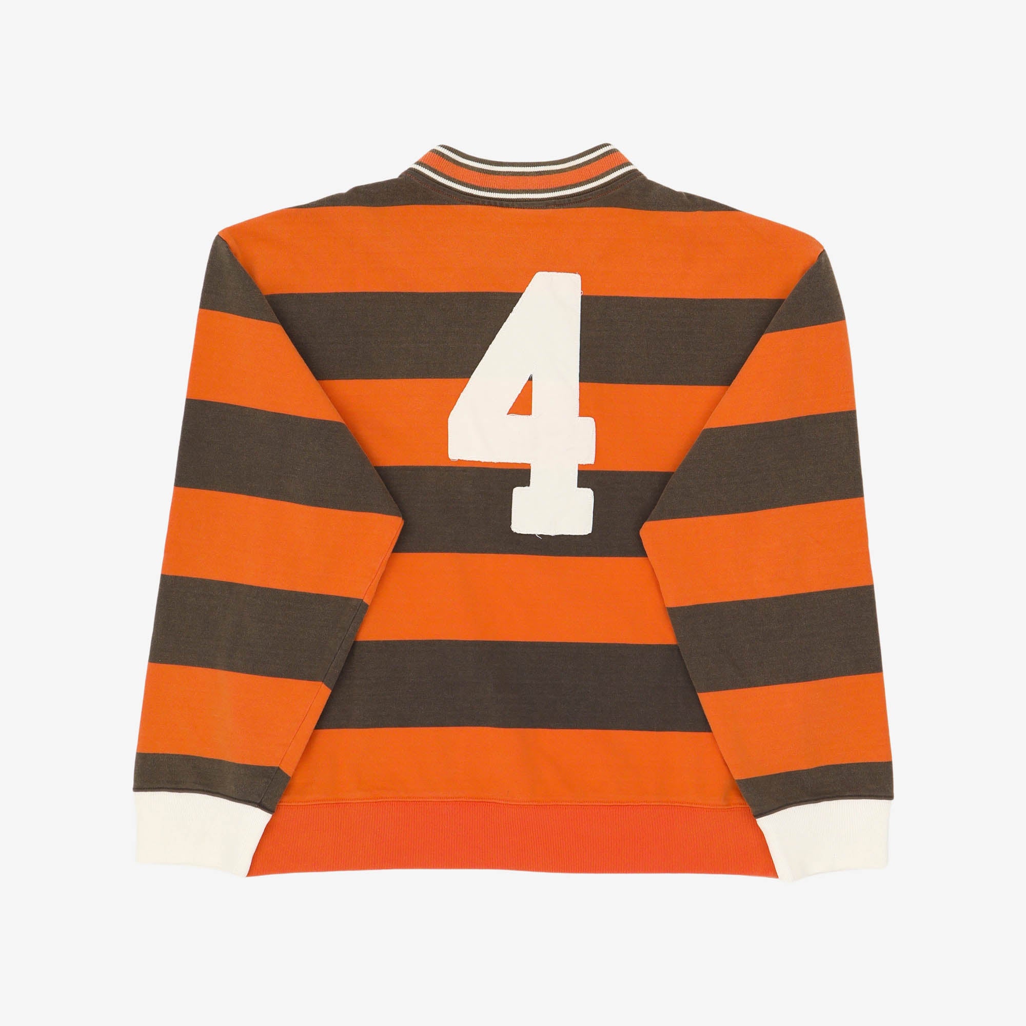 Striped Half Zip Sweatshirt