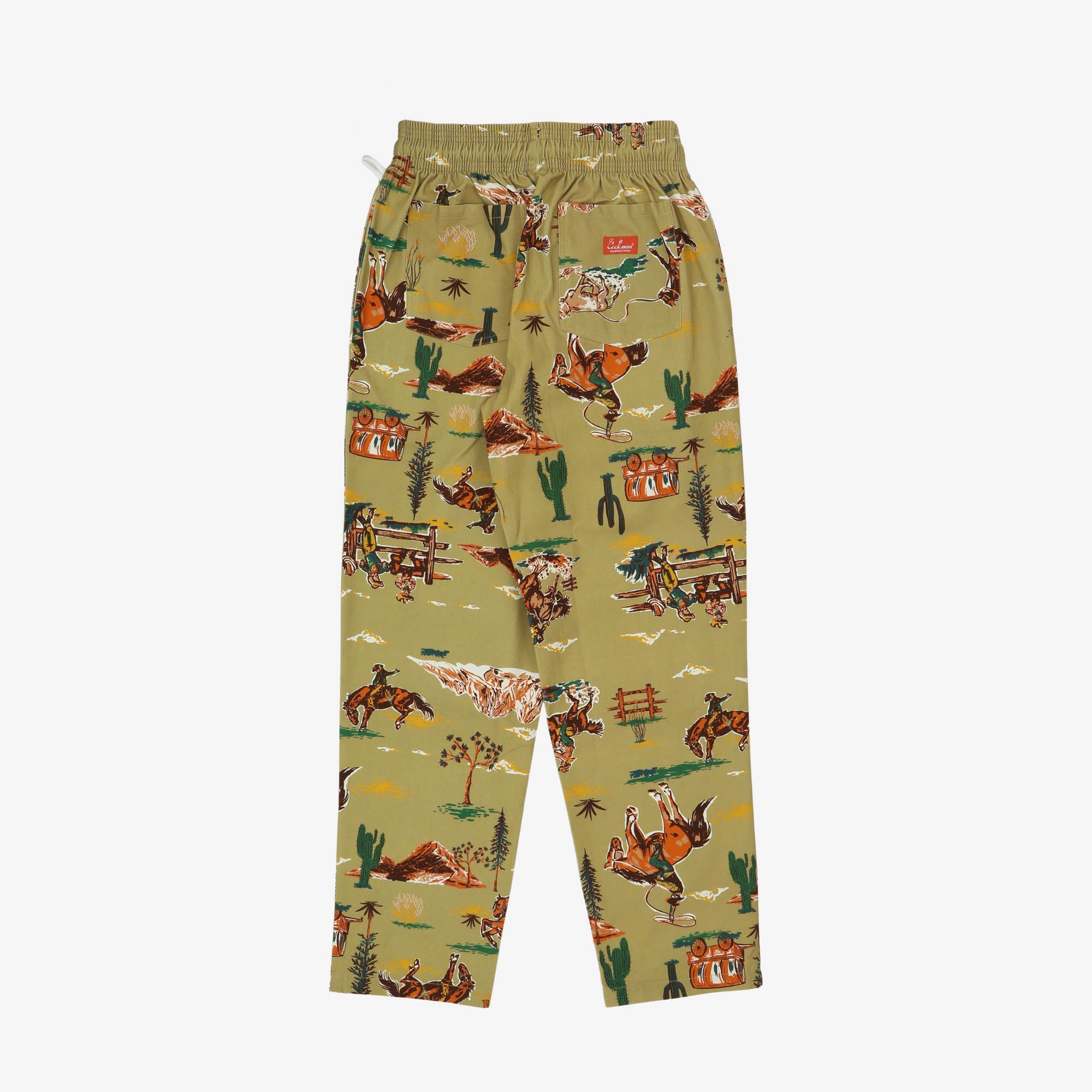 Western Print Chef Pants