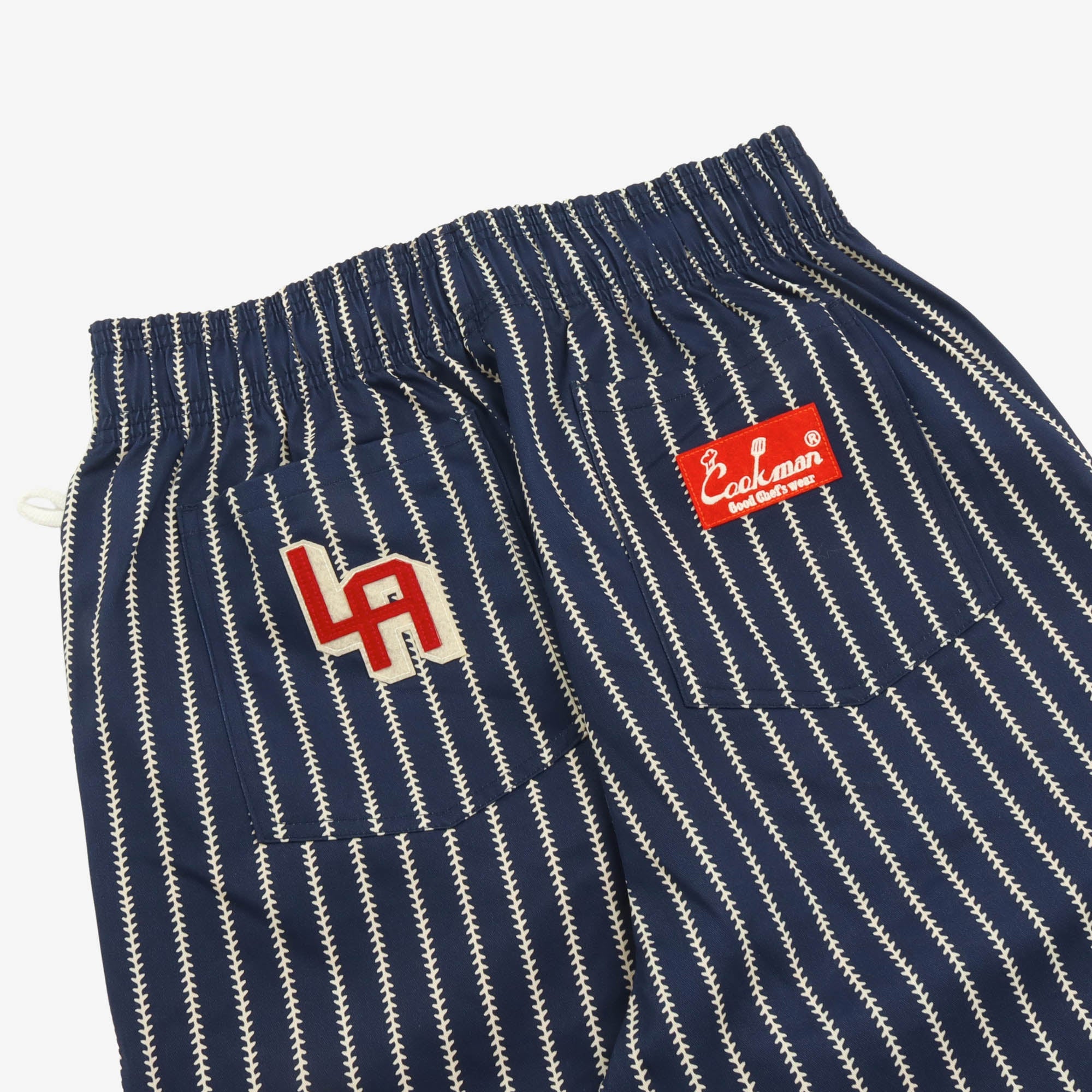 Wide Striped Chef Pants