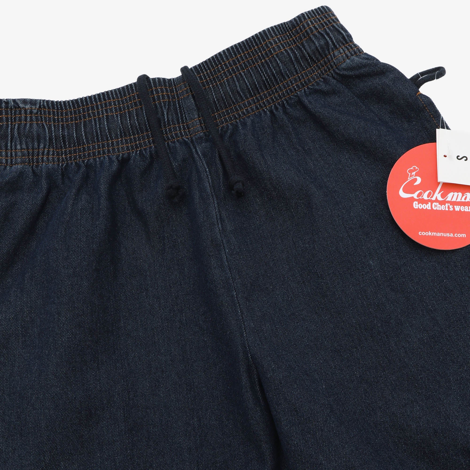 Denim Semiwide Chef Pants