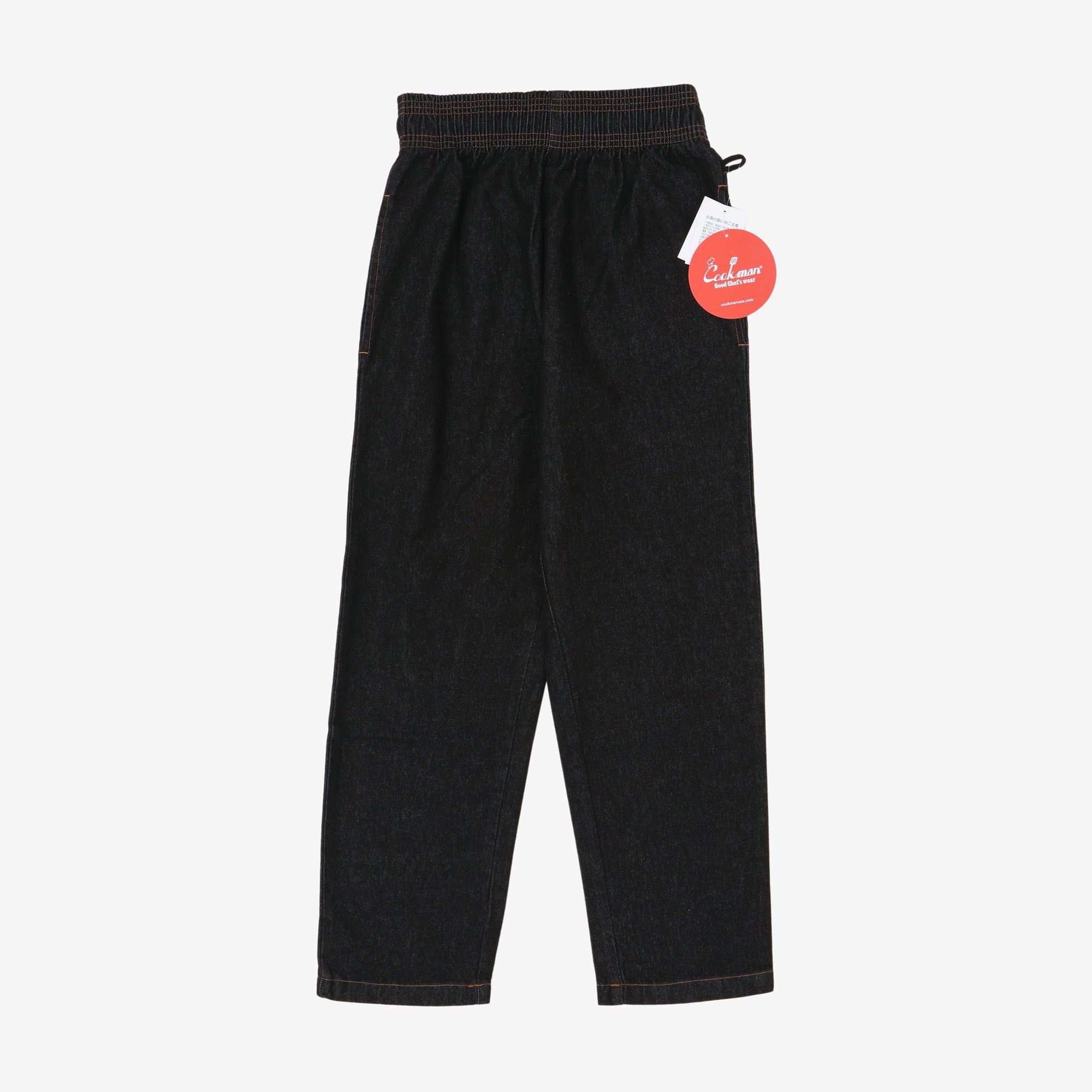 Denim Semiwide Chef Pants