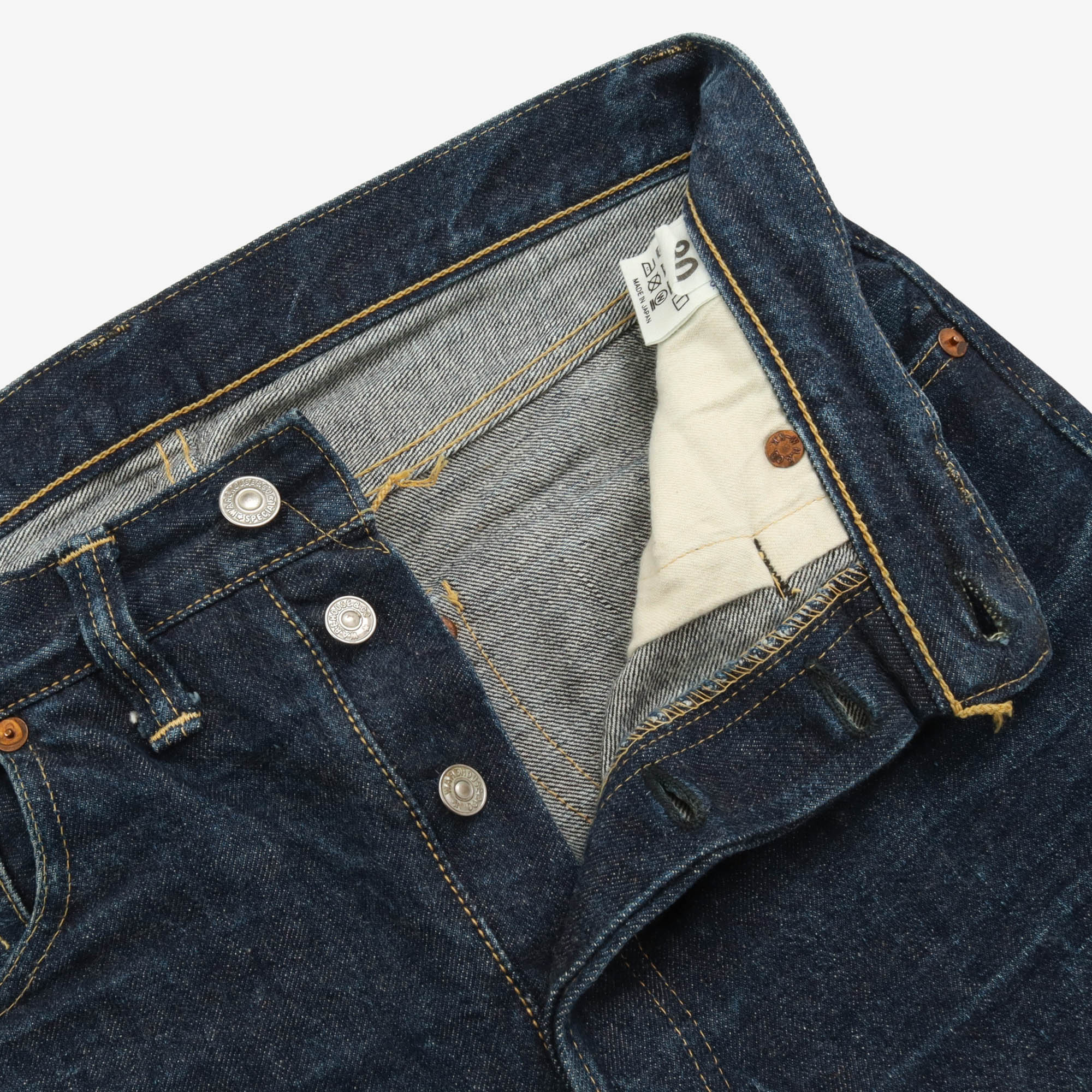 S1000XX Dead Stock Blue Selvedge Jeans (30W X 29.5L)