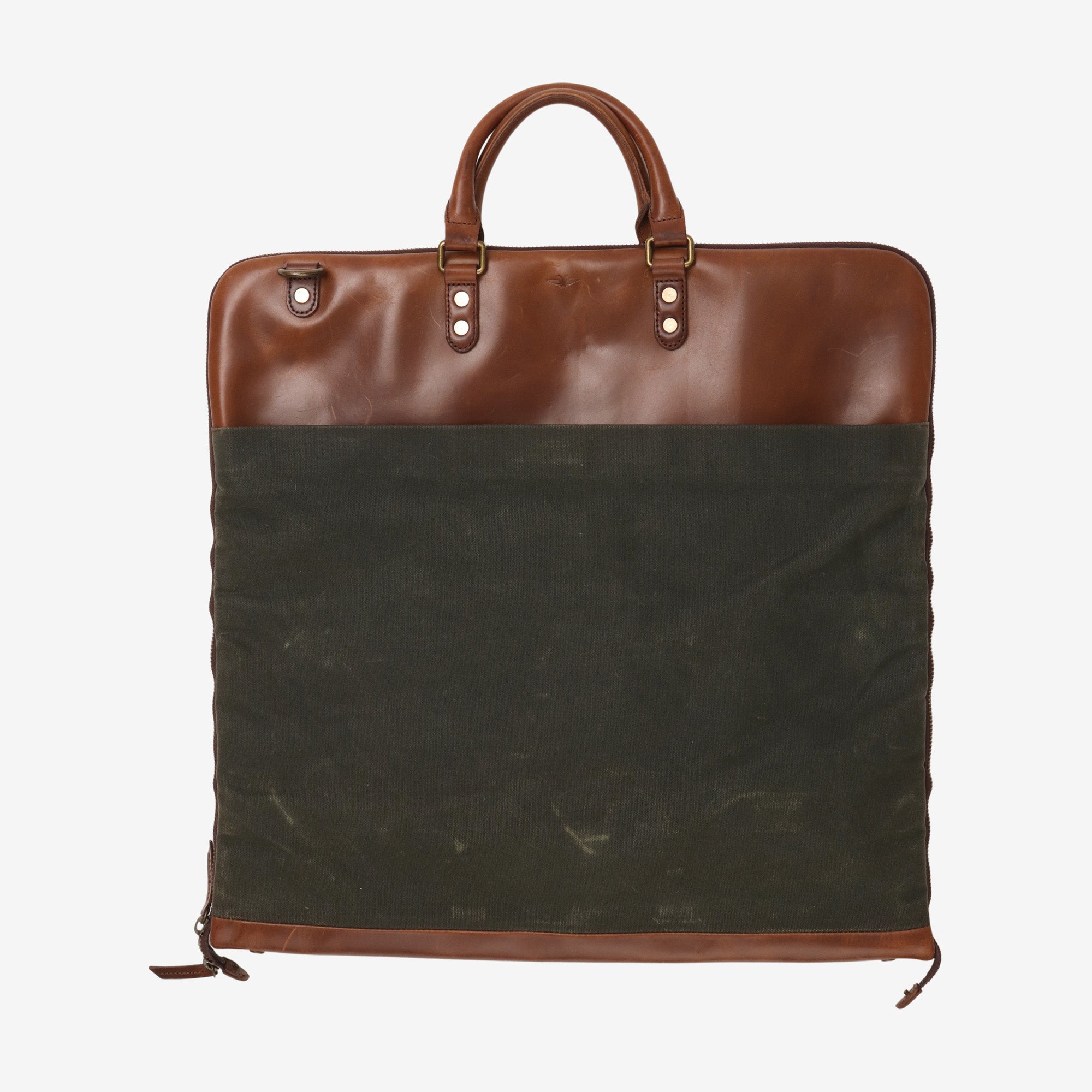 Waxed Canvas Garment Bag