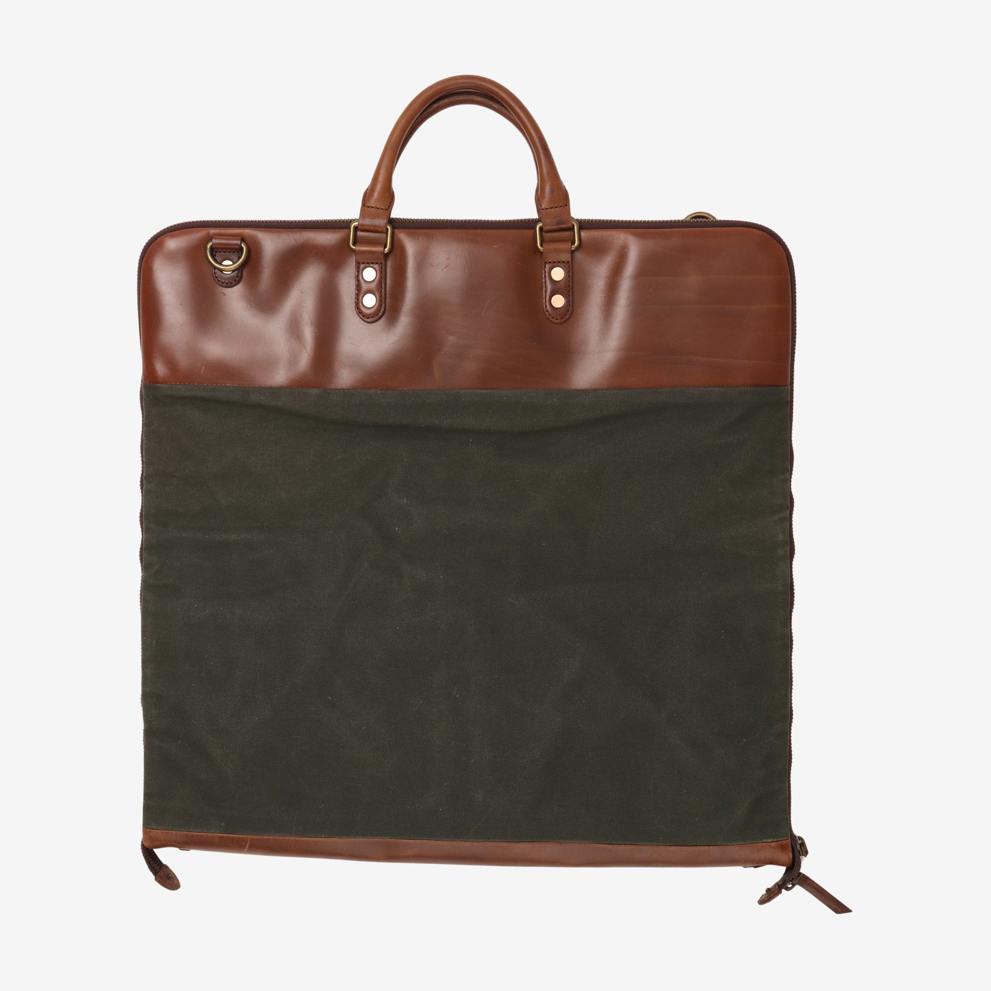 Waxed Canvas Garment Bag