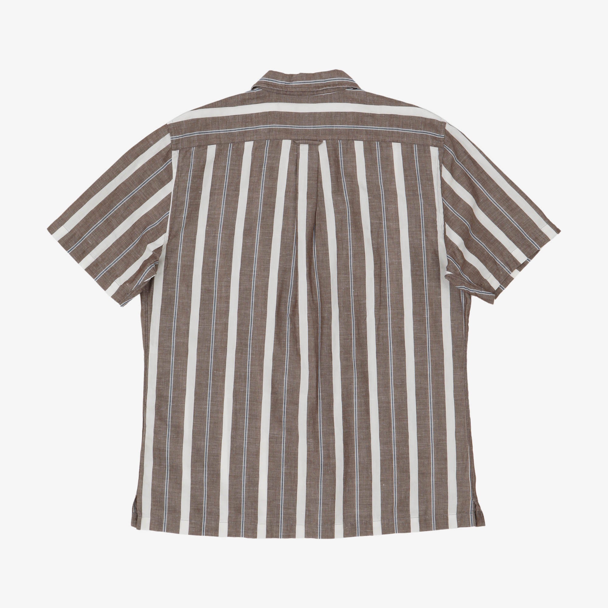 Linen Blend Striped Shirt