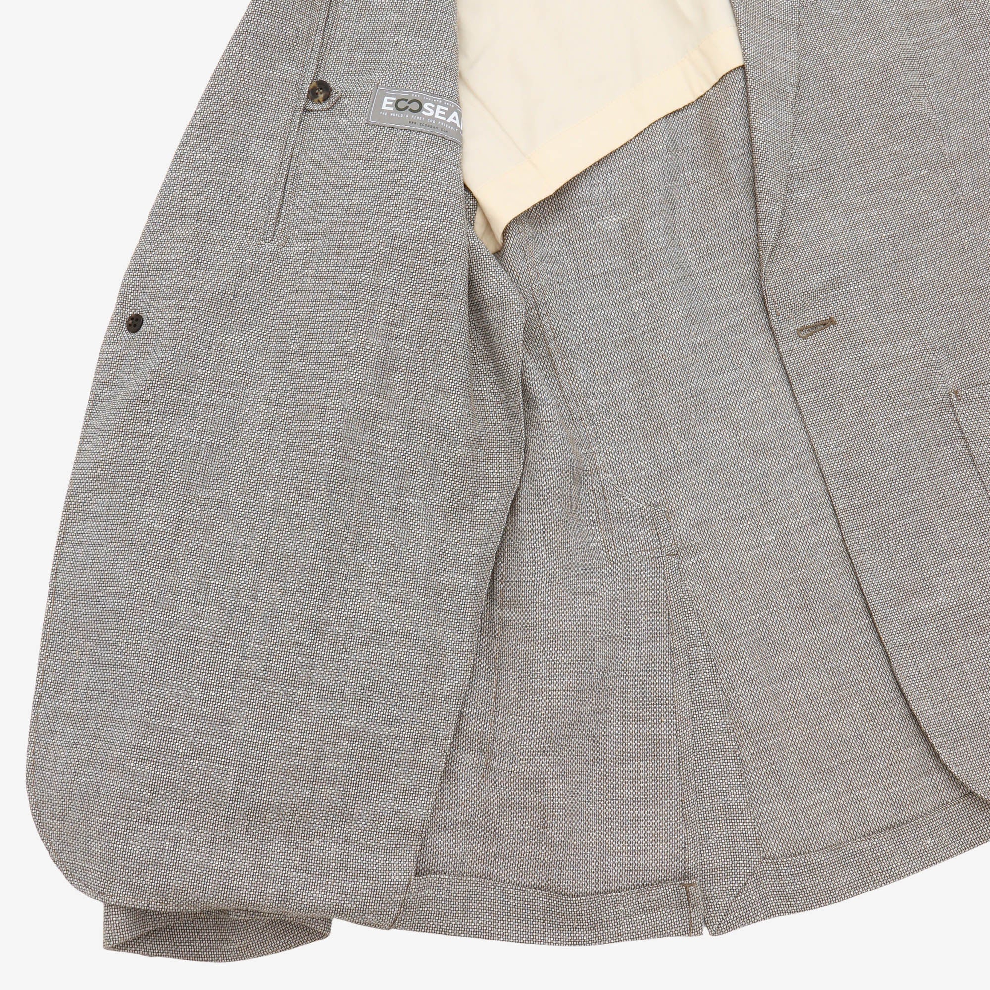 Ecoseam Linen Blend Hopsack Blazer