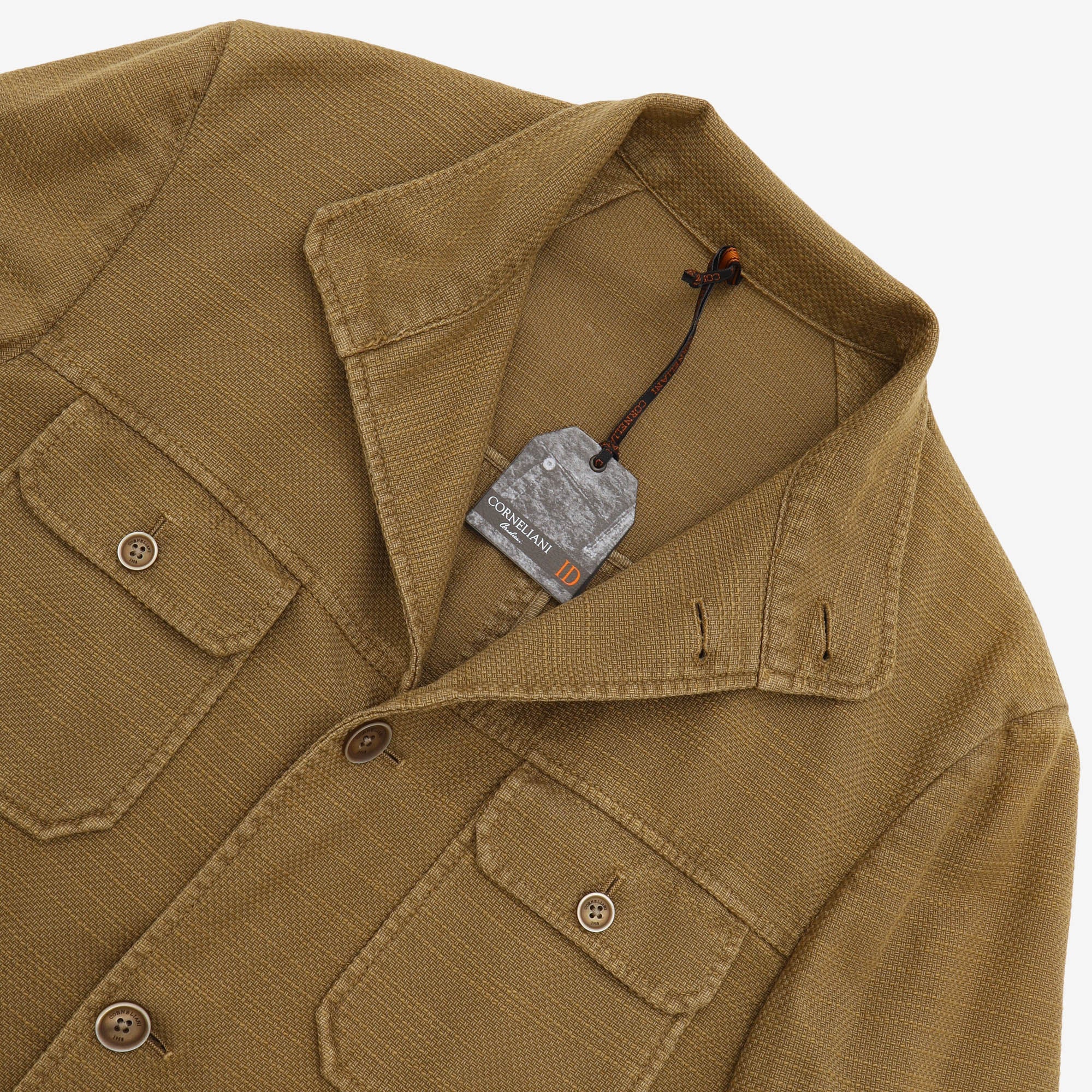 Linen Blend Woven Field Jacket