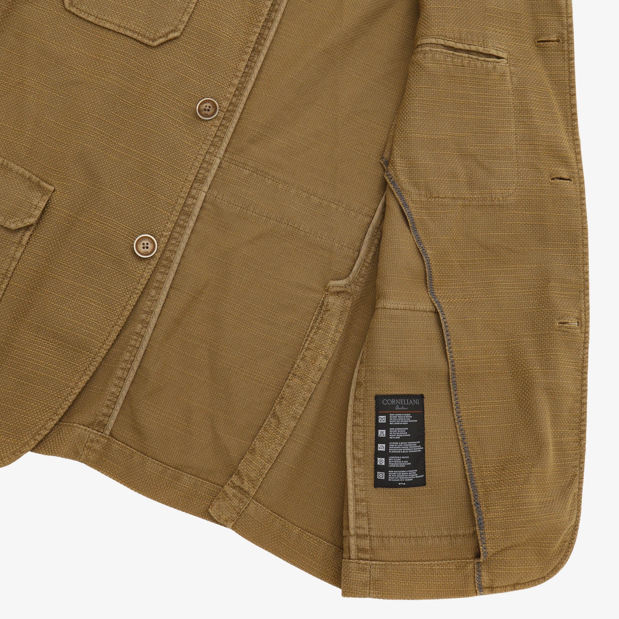 Linen Blend Woven Field Jacket