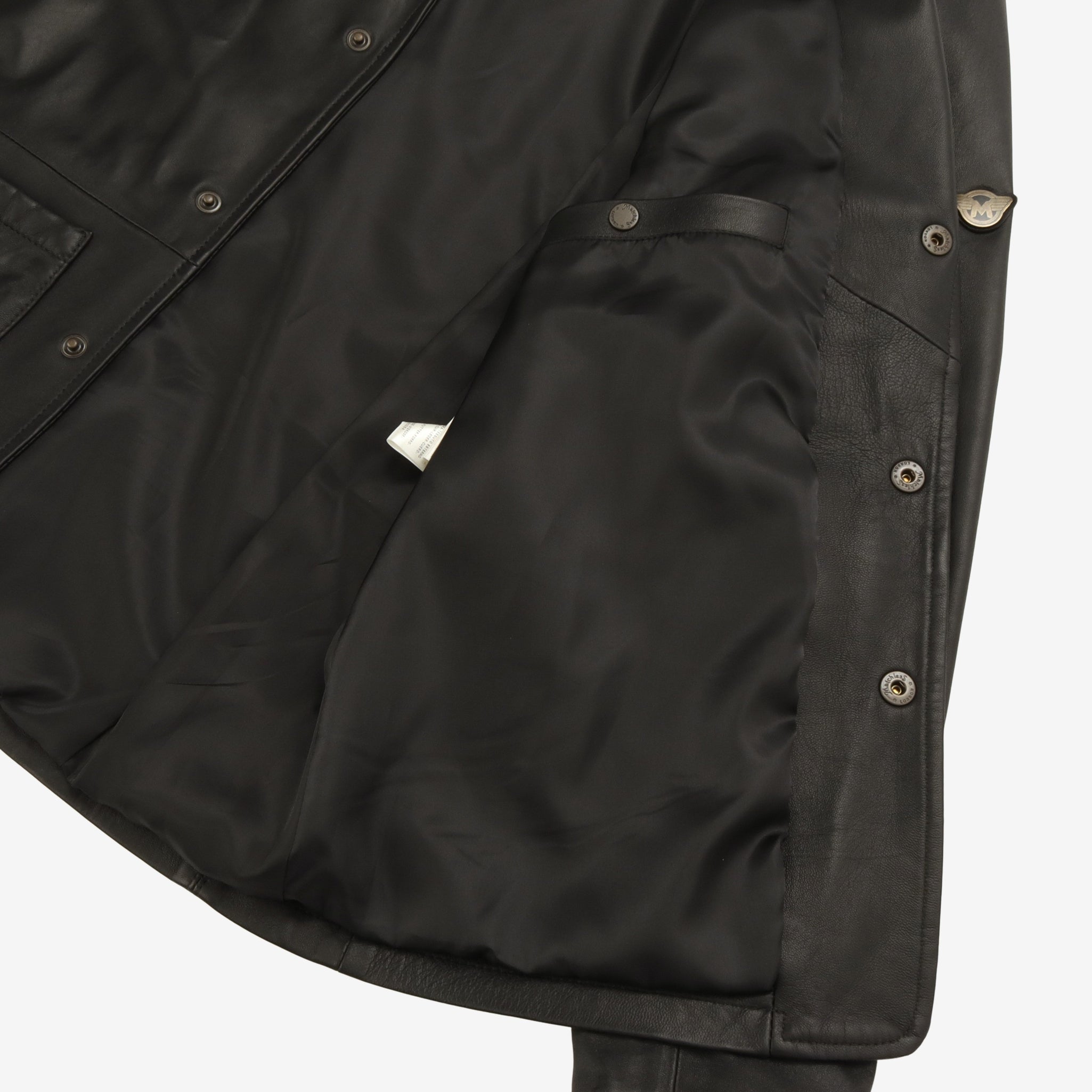 Ian Leather Blazer