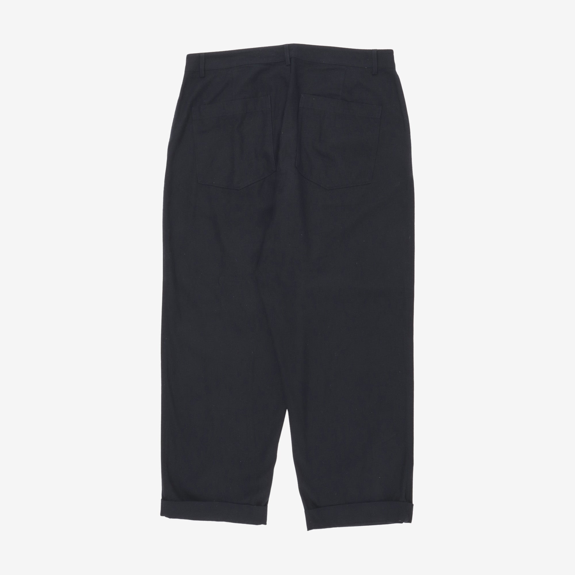 Brushed Cotton Pleated Trousers (36W X 30L)