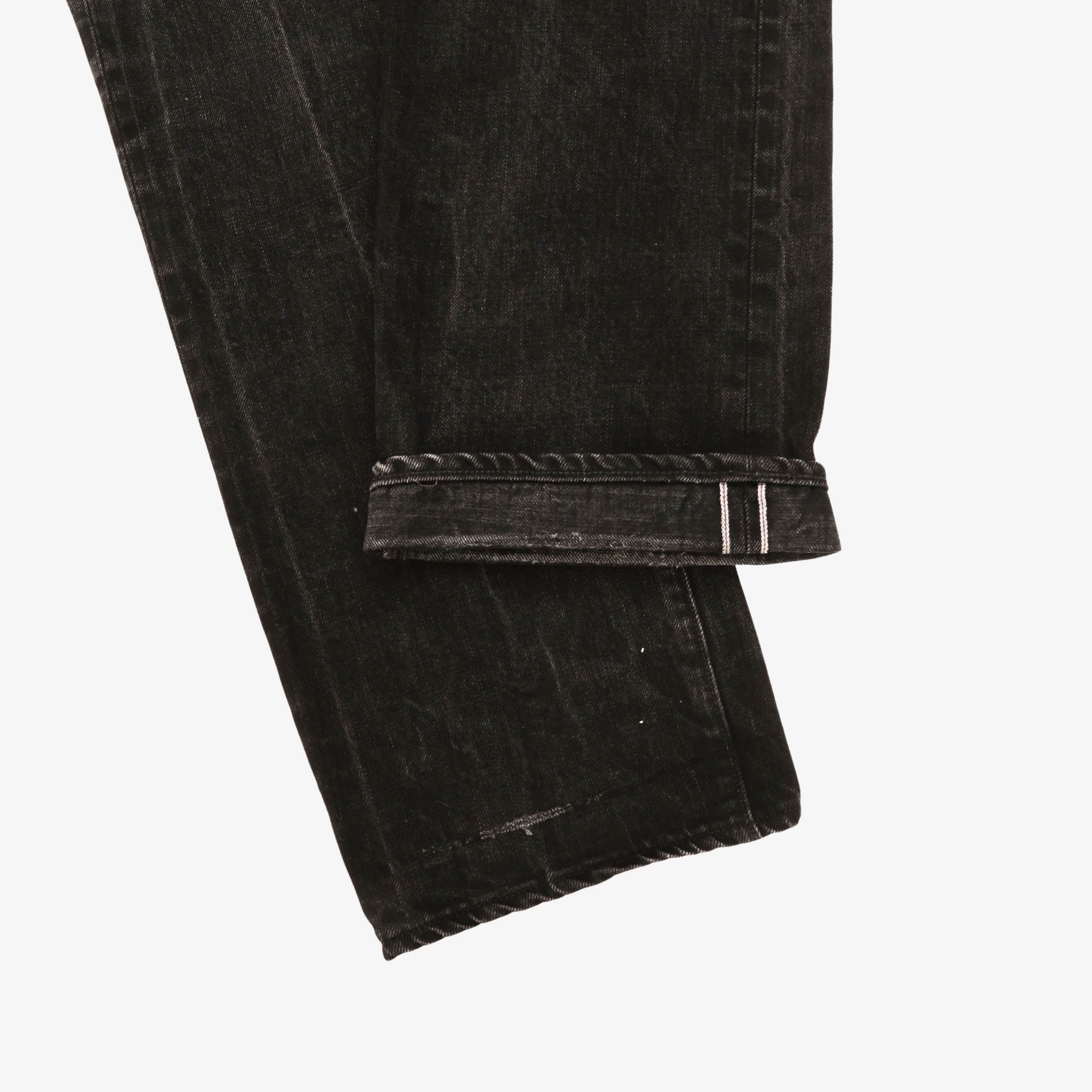 Cinch Back Straight Selvedge Jeans (33W X 31.5L)