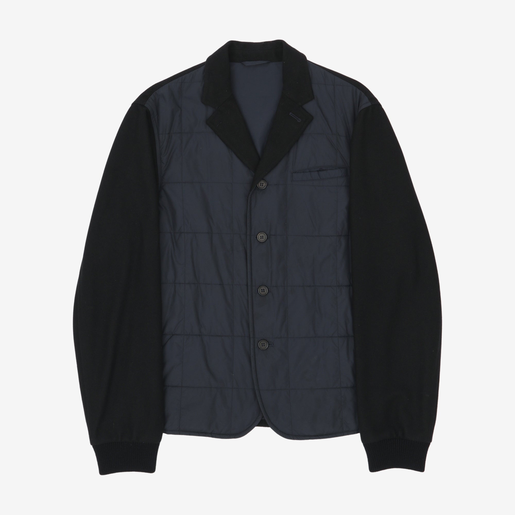 Two Tone Quilted Blazer