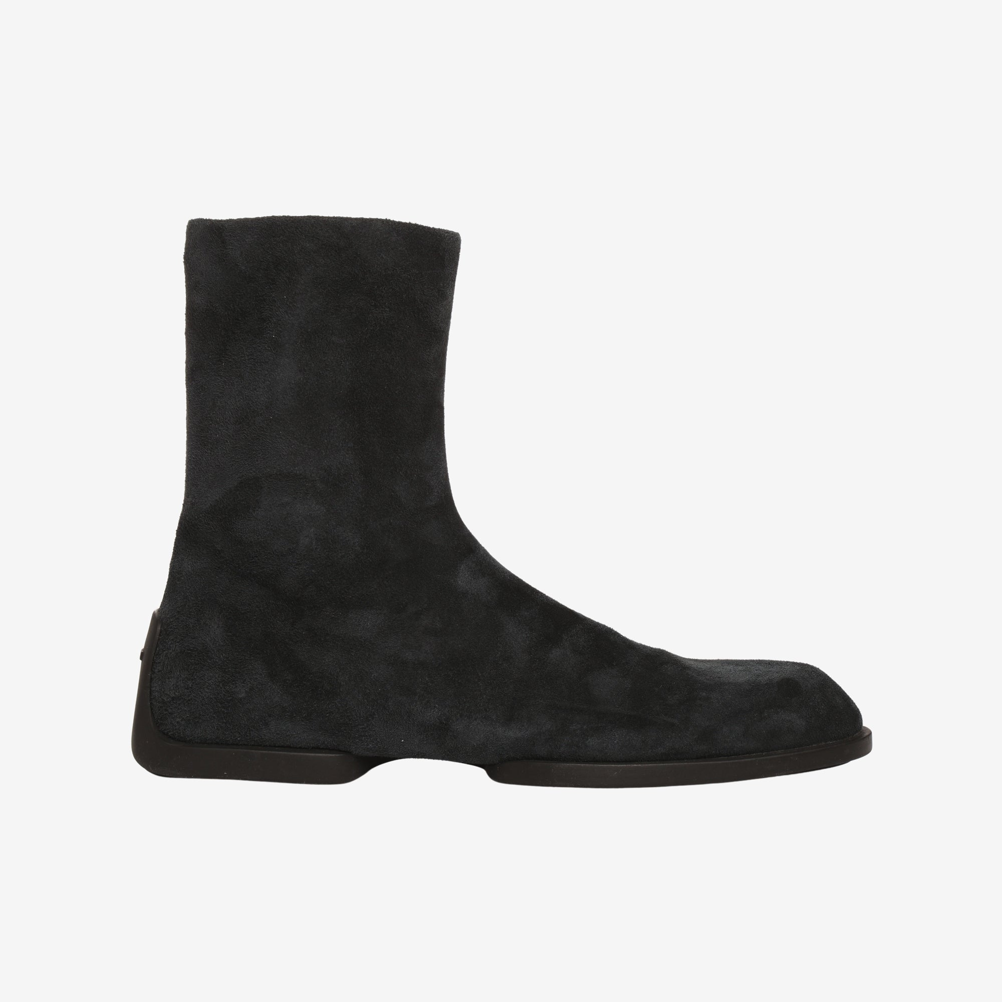 Suede Zip Boots