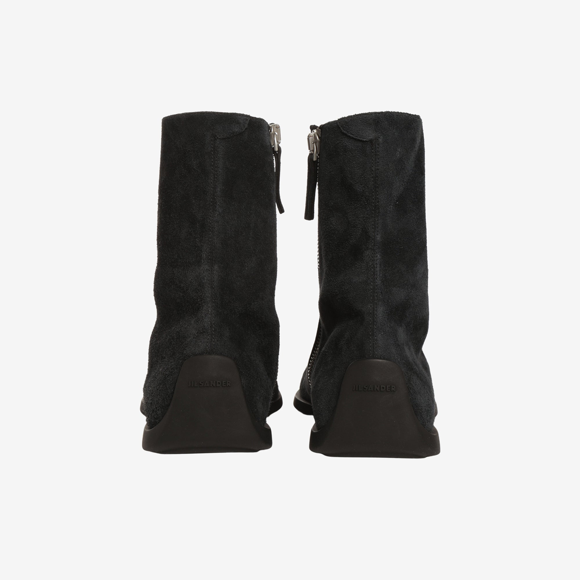 Suede Zip Boots