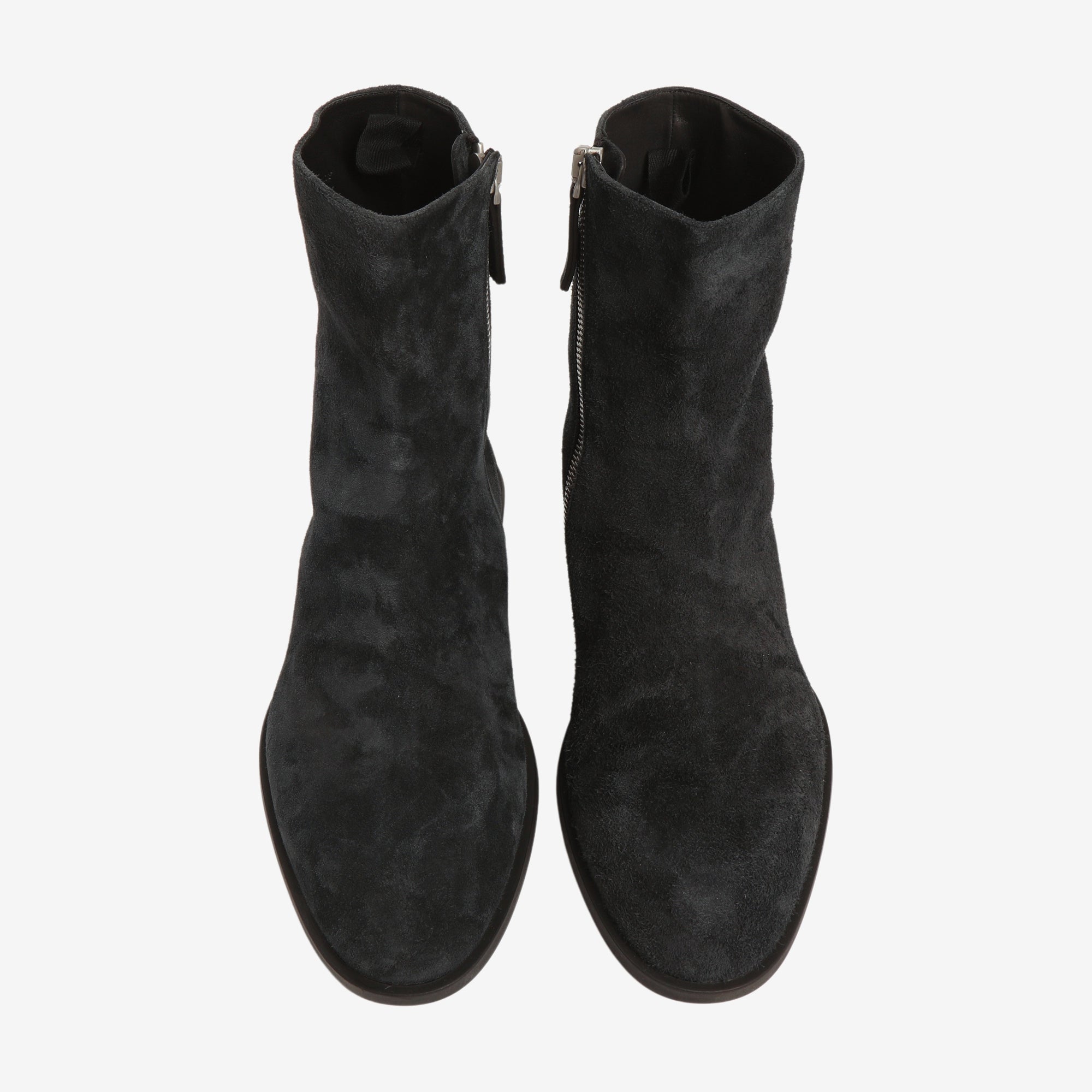 Suede Zip Boots