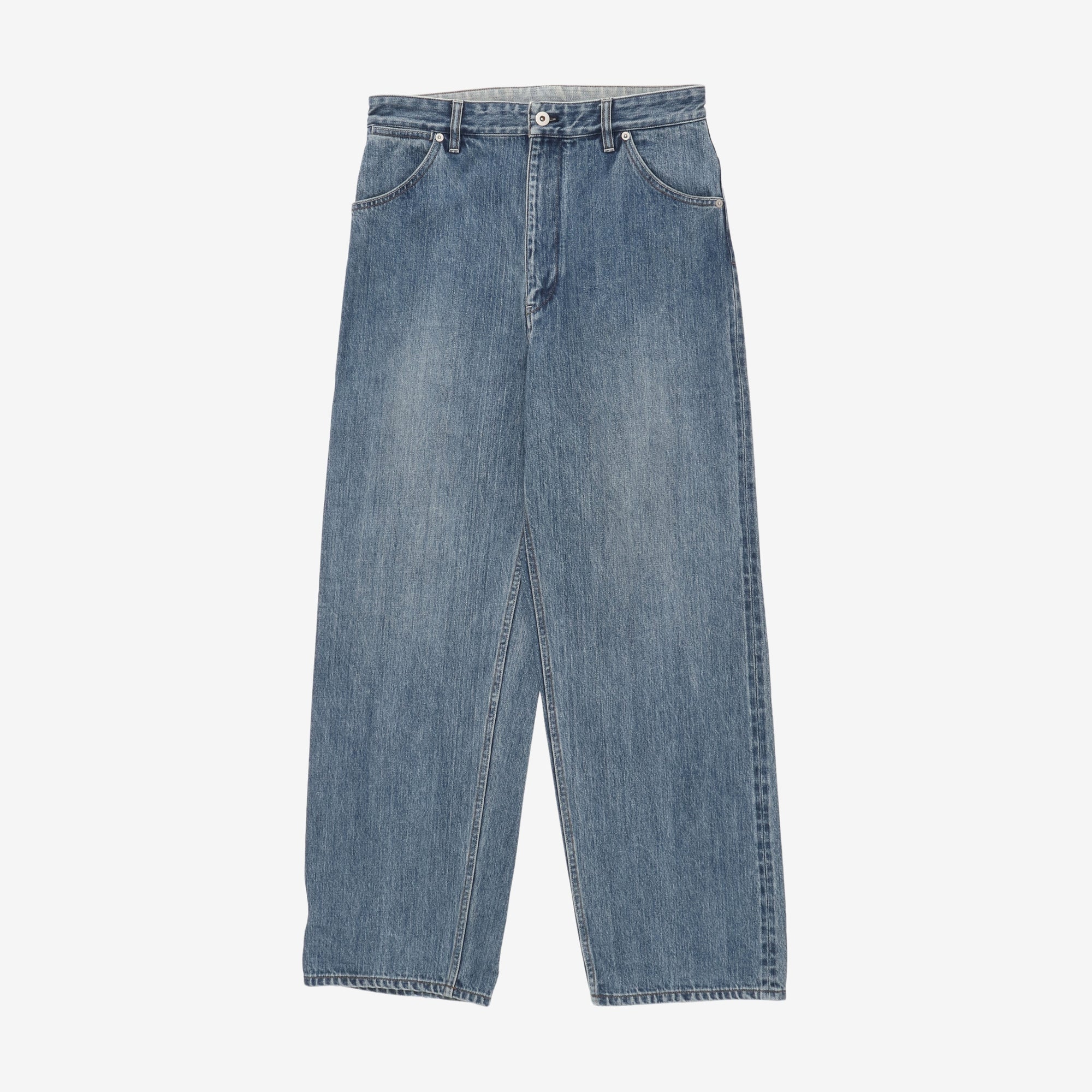 Belted Denim Trousers (29W X 31L)