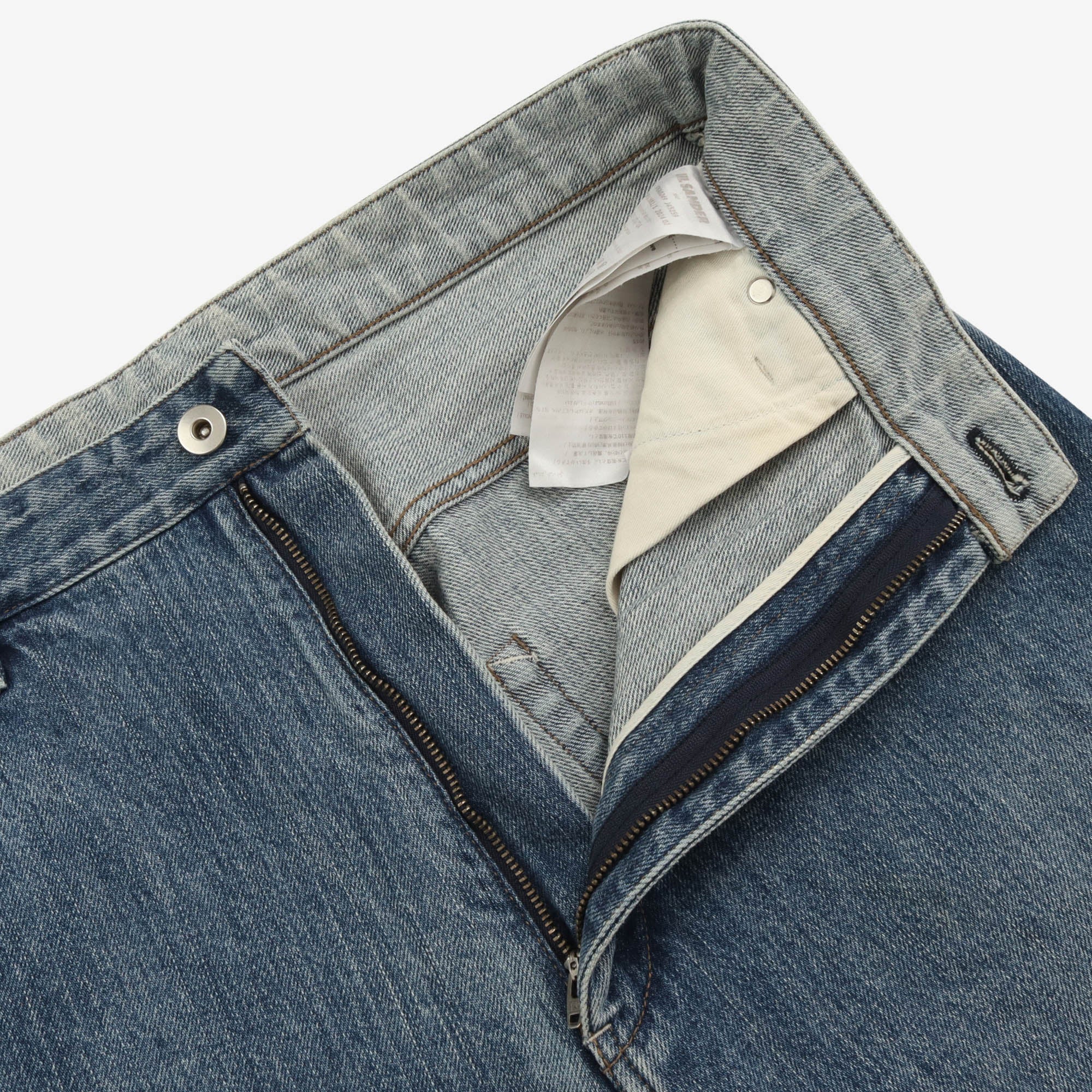 Belted Denim Trousers (29W X 31L)