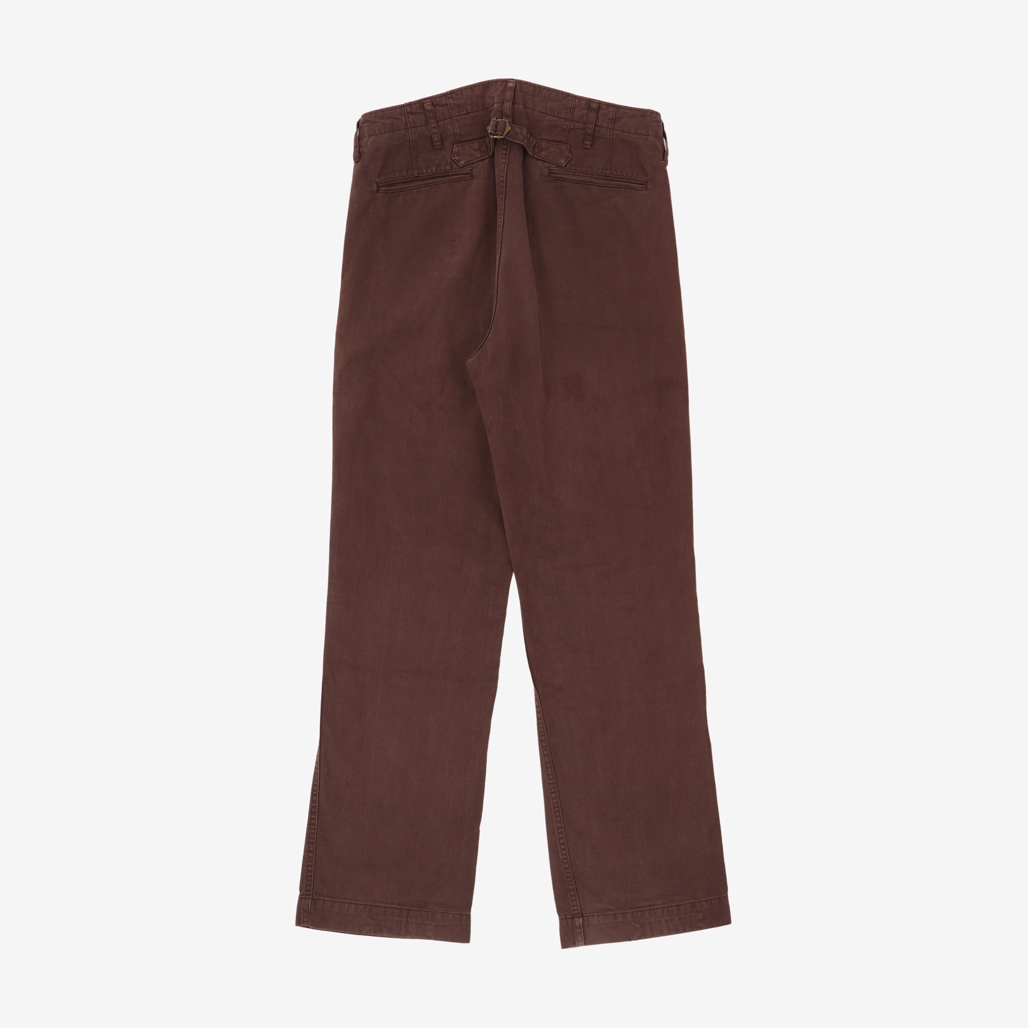Straight Slub Chinos (32W X 30.5L)