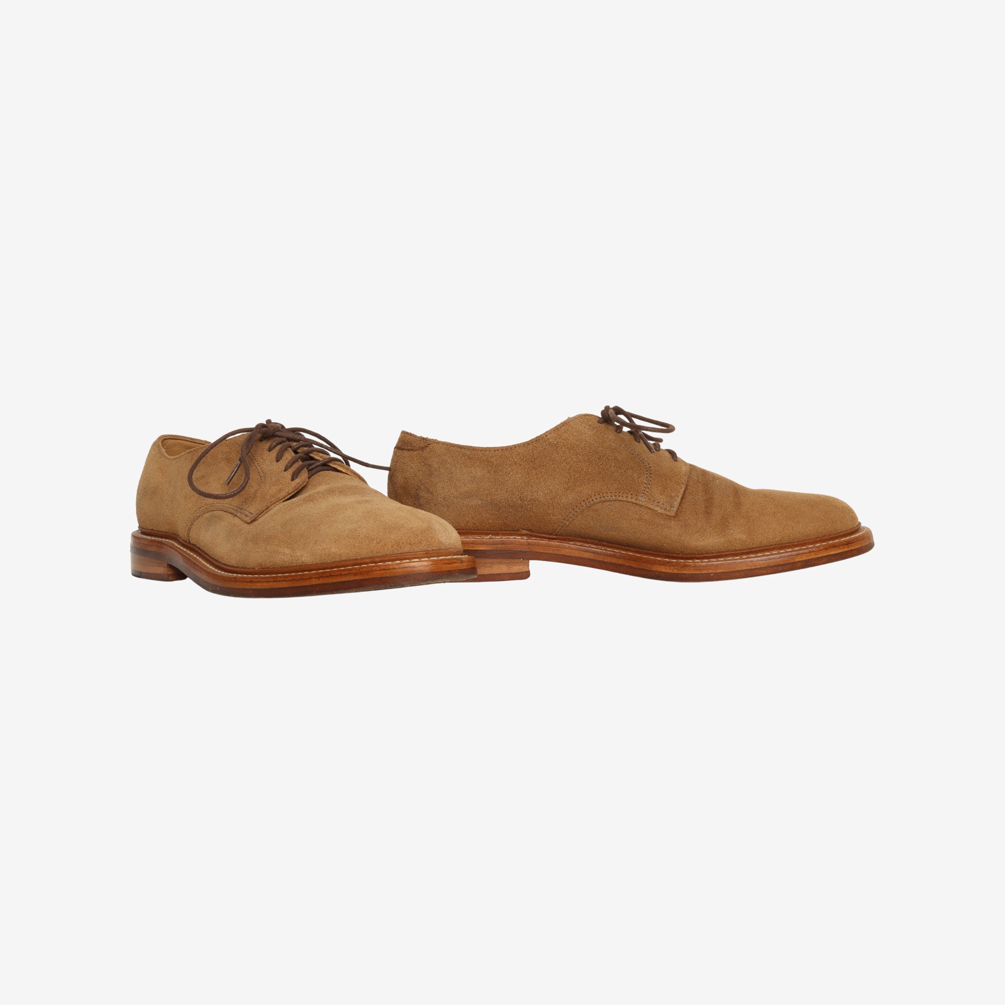 Unlined Suede Plain Toe Blucher