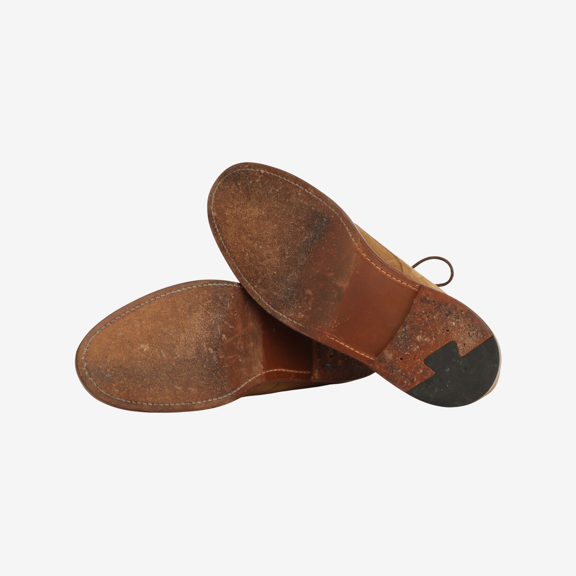 Unlined Suede Plain Toe Blucher