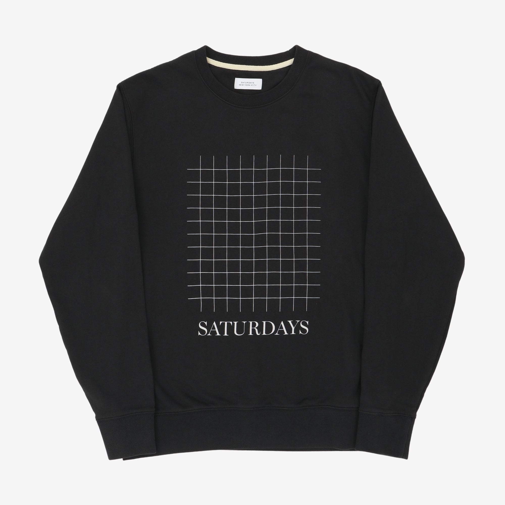 Crewneck Grid Sweatshirt
