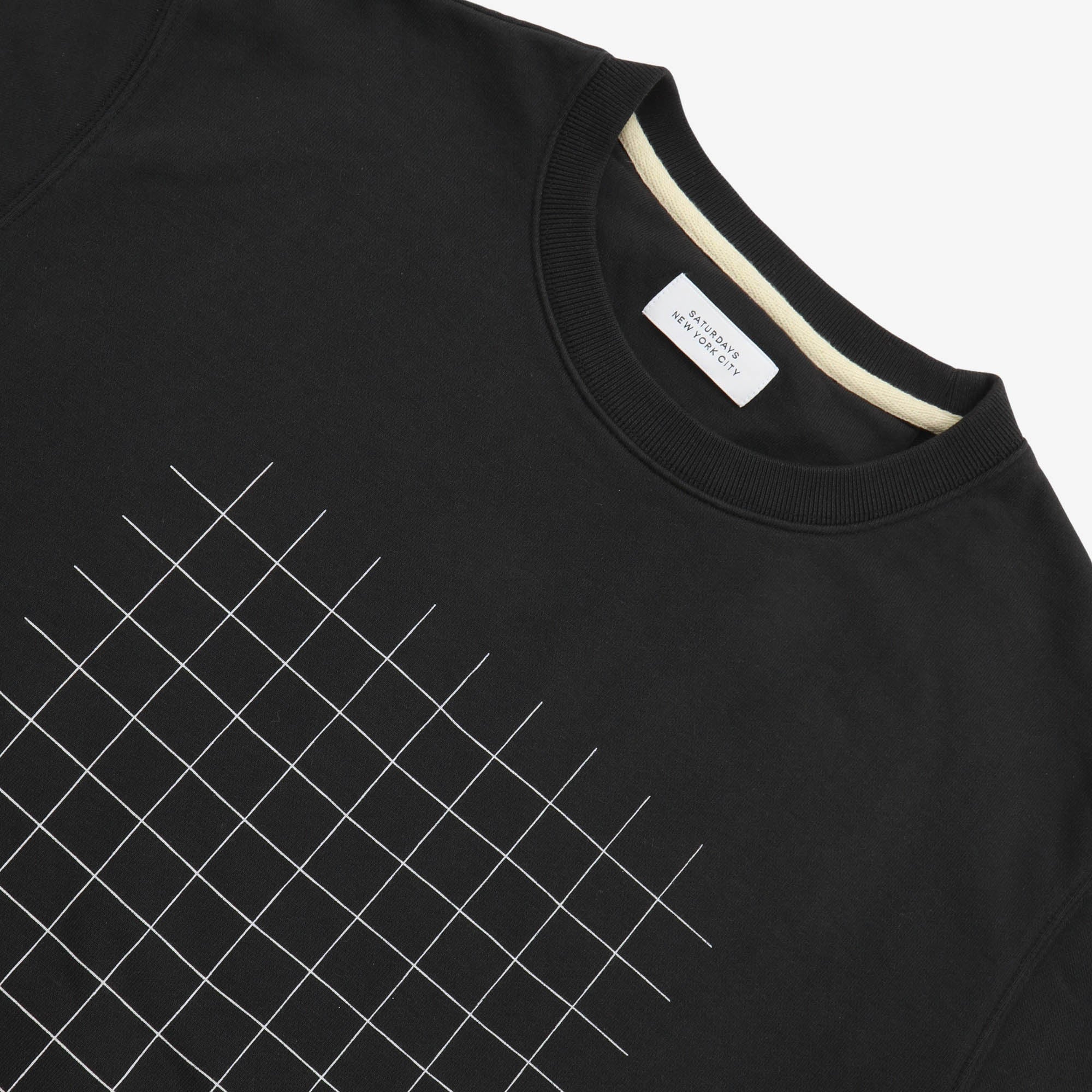 Crewneck Grid Sweatshirt
