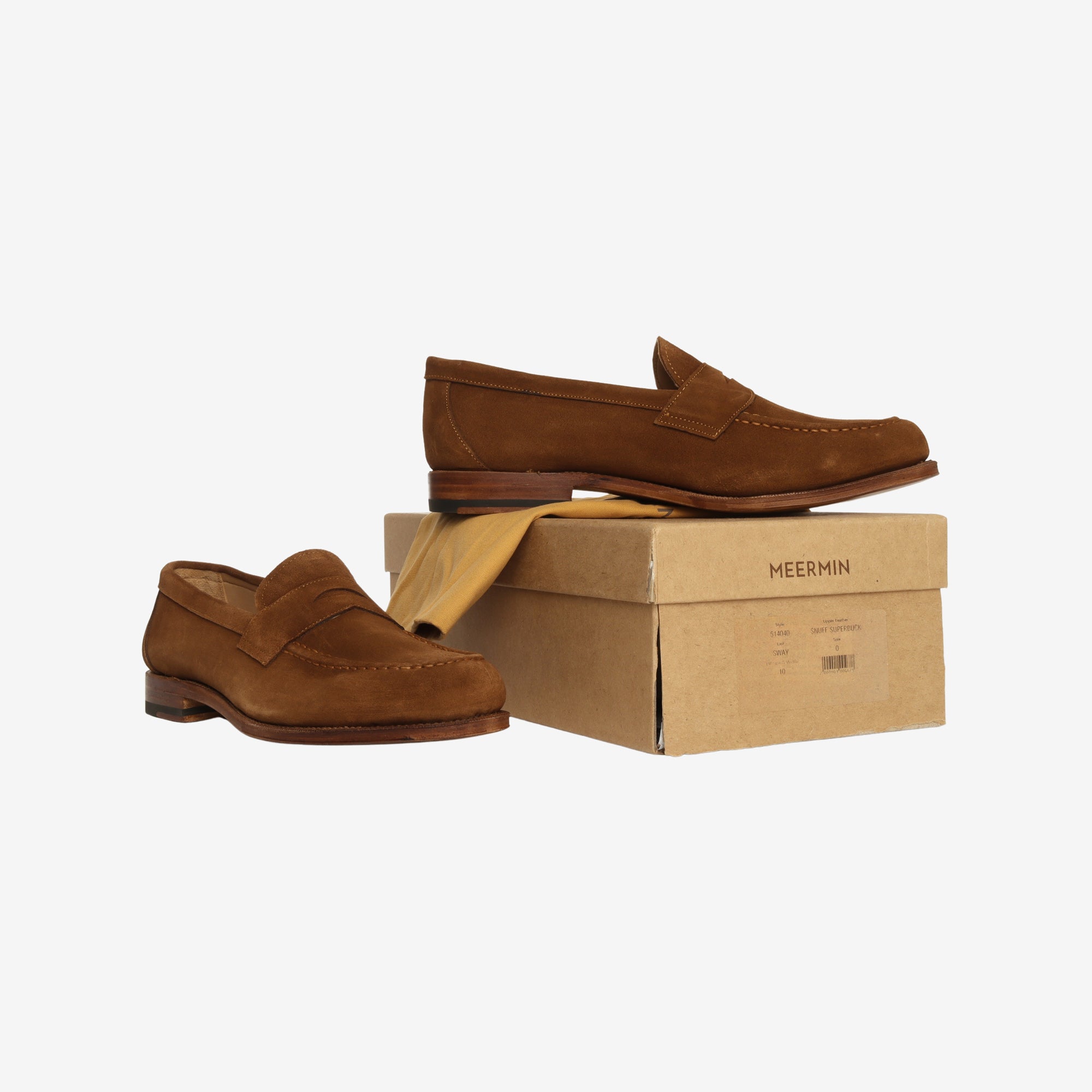 Mallorca Snuff Suede Penny Loafers