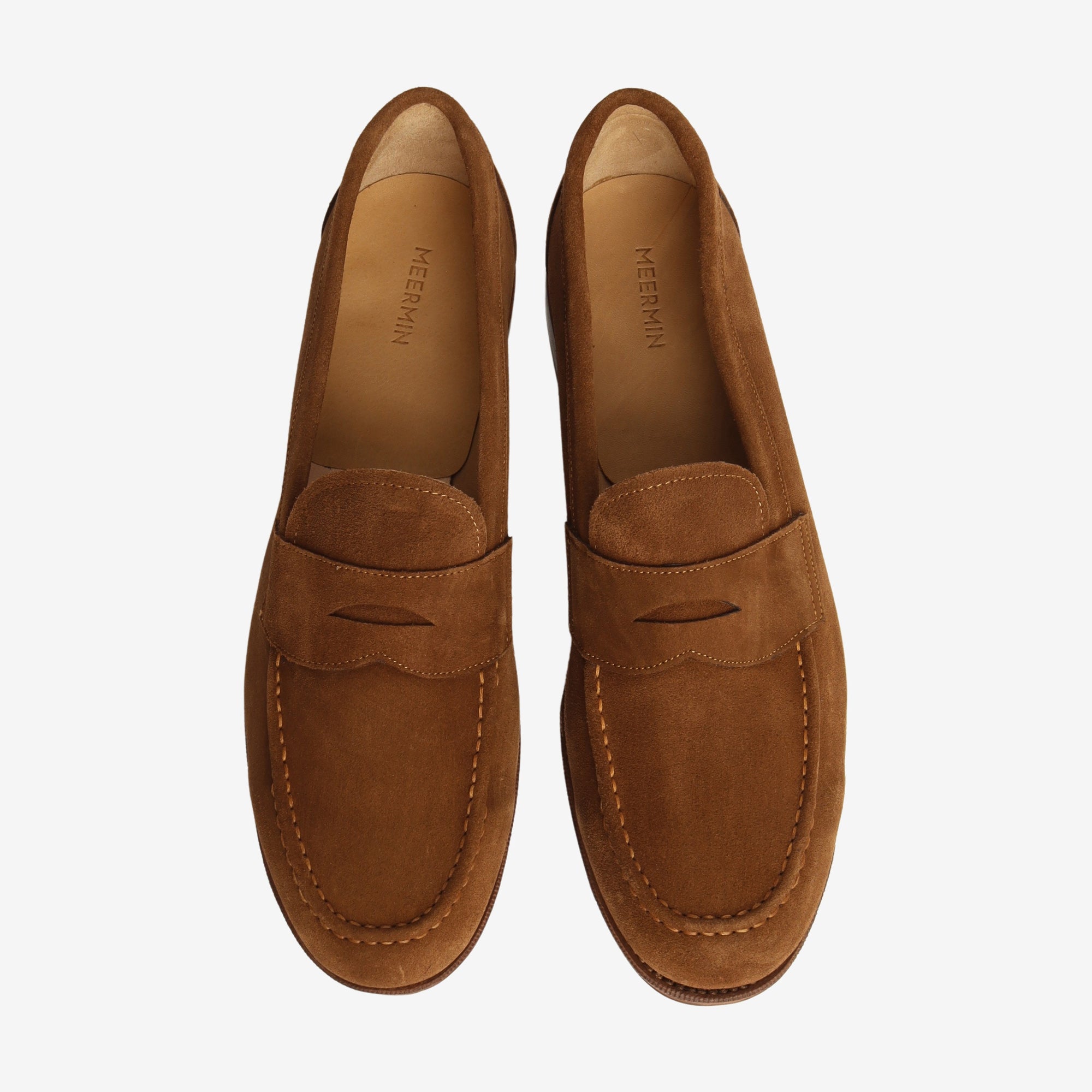 Mallorca Snuff Suede Penny Loafers