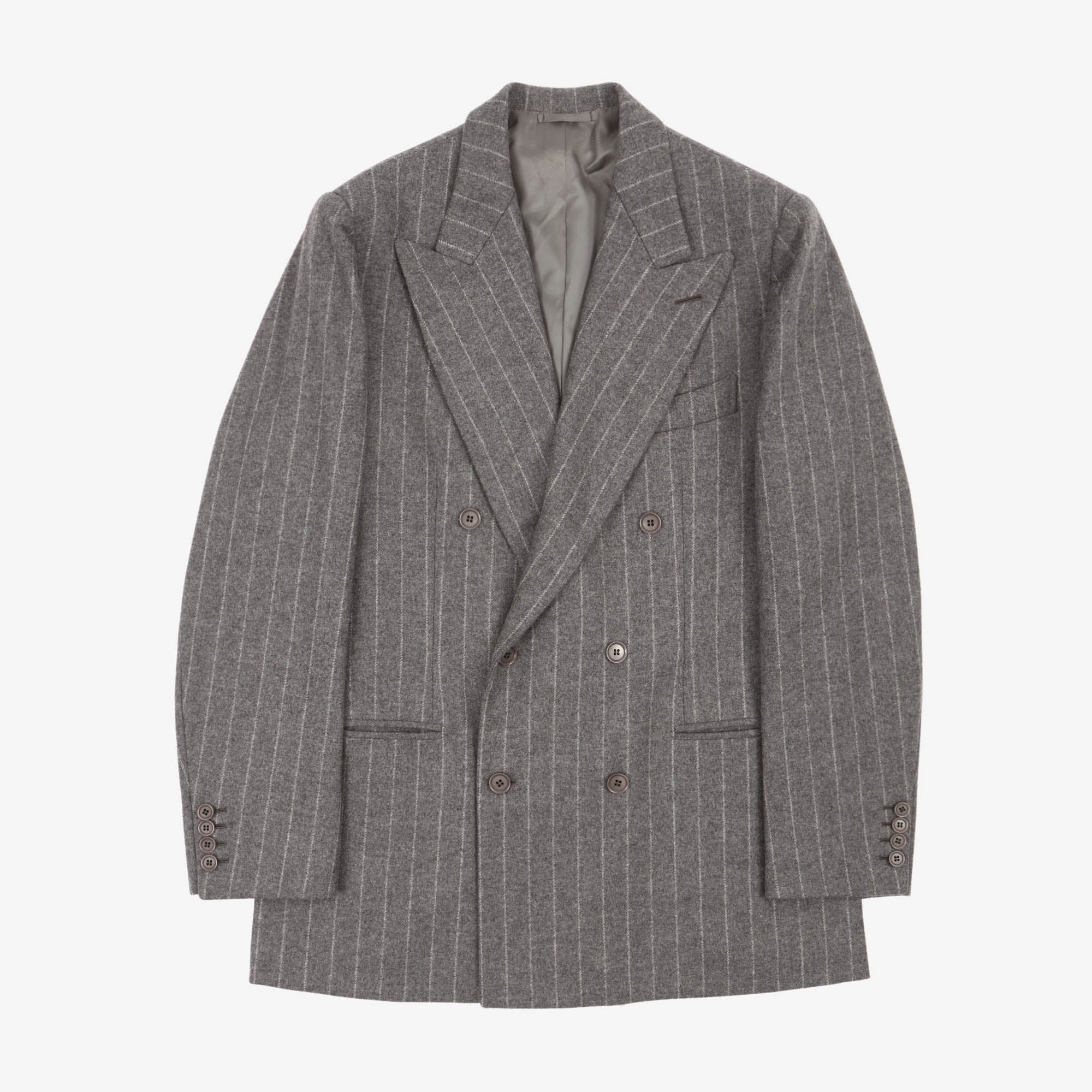 Bespoke Pinstripe Wool Suit