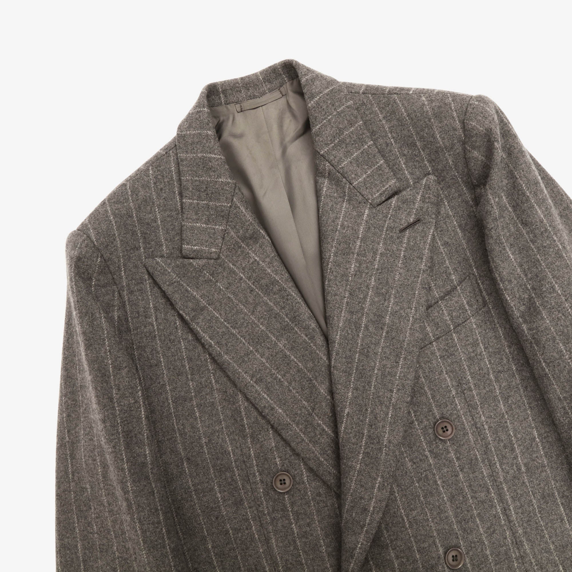 Bespoke Pinstripe Wool Suit