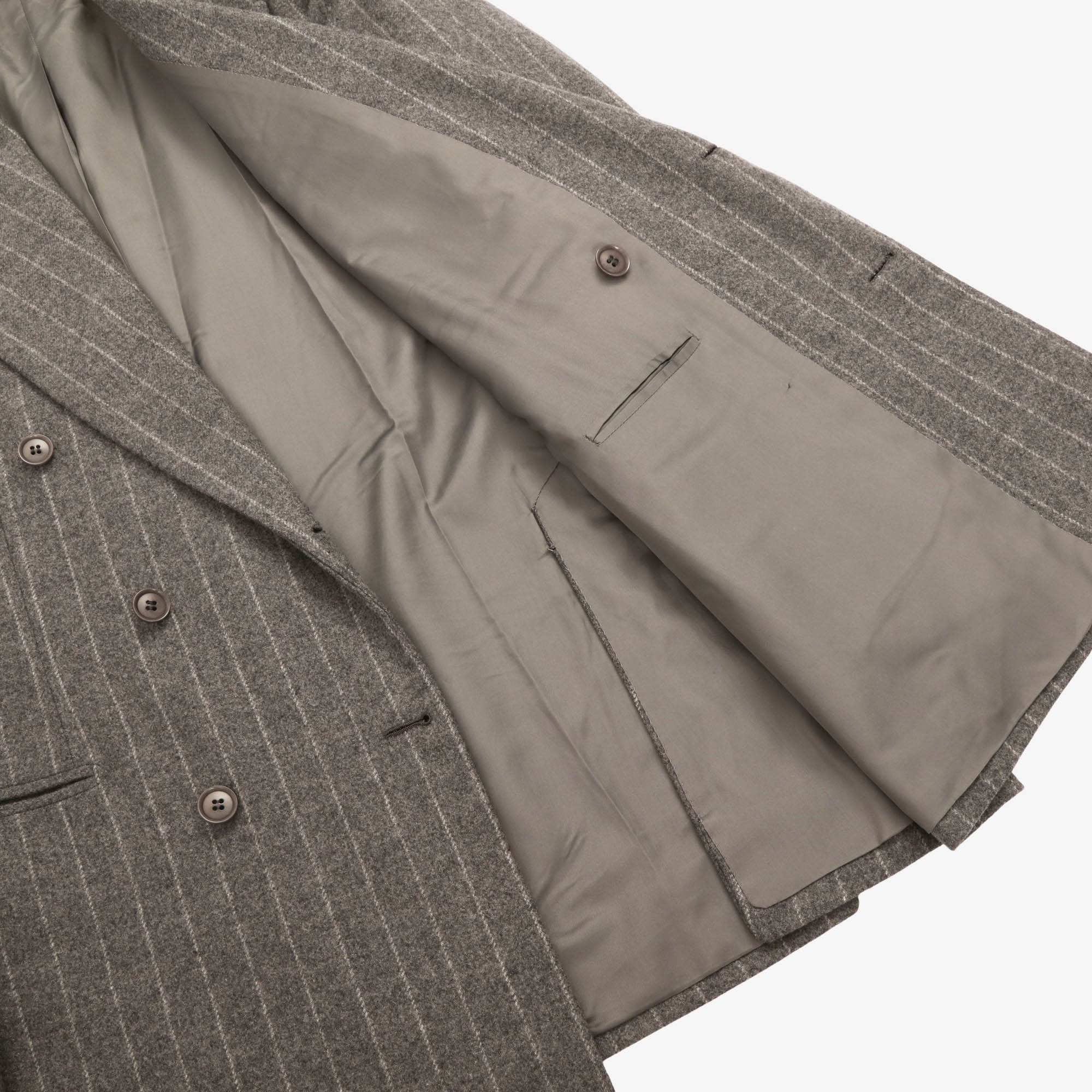 Bespoke Pinstripe Wool Suit