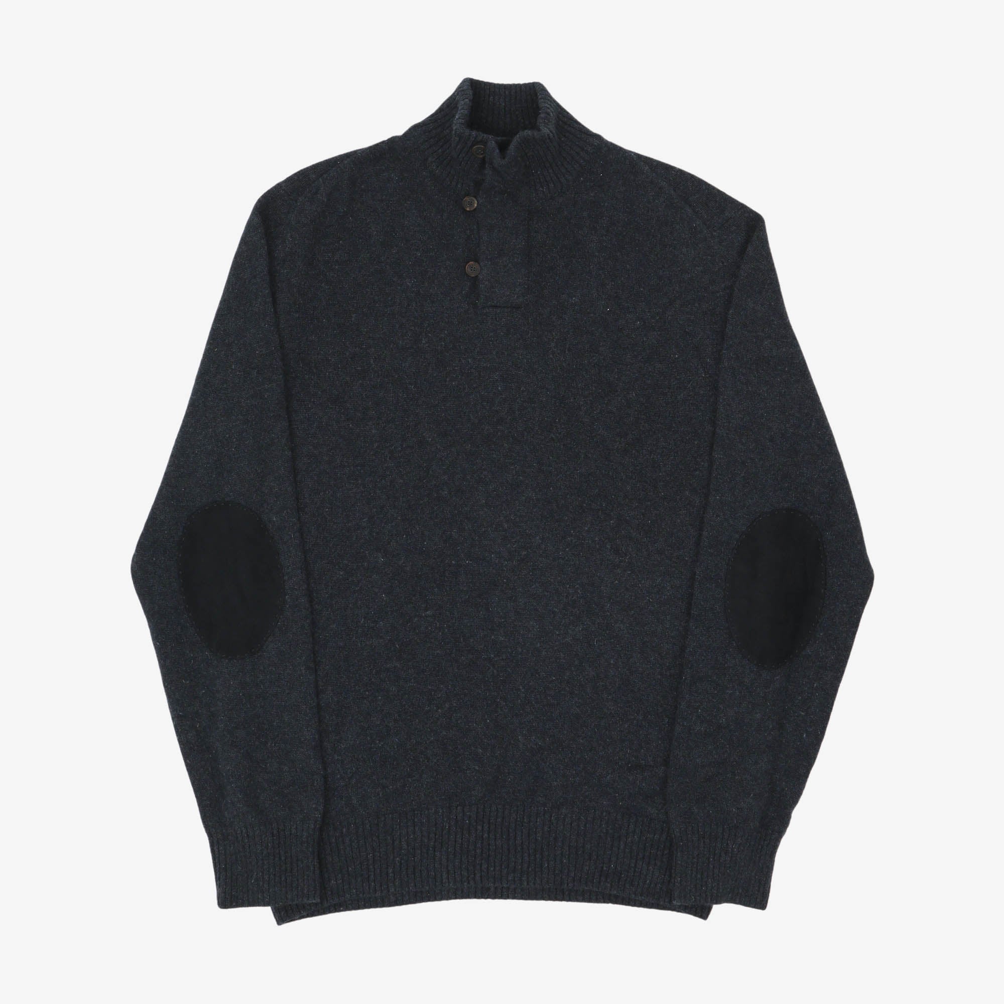Cashmere Blend Button Up Sweater