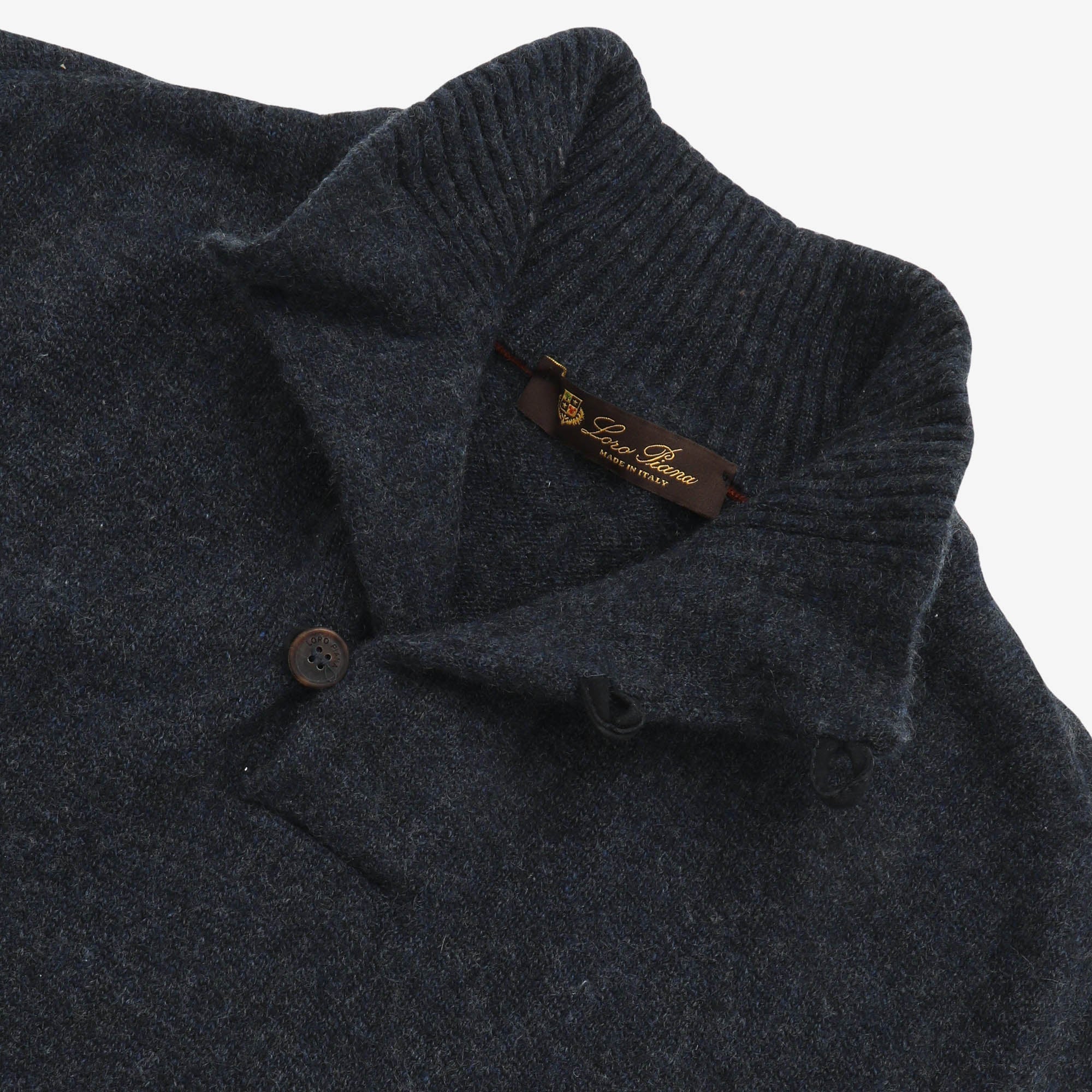 Cashmere Blend Button Up Sweater