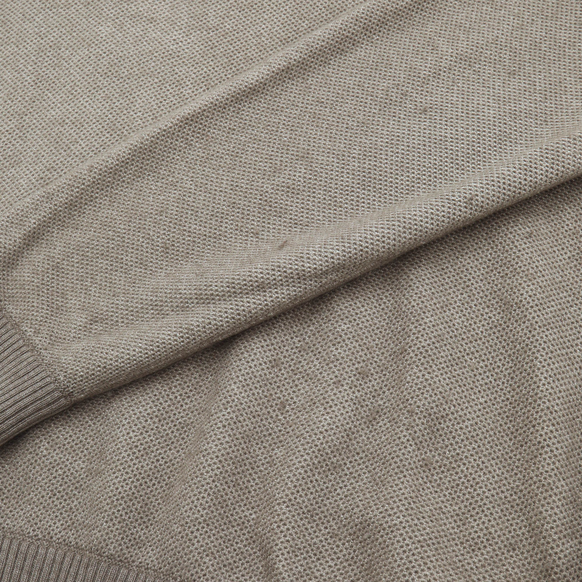 Silk Cashmere Quarter Zip Sweater