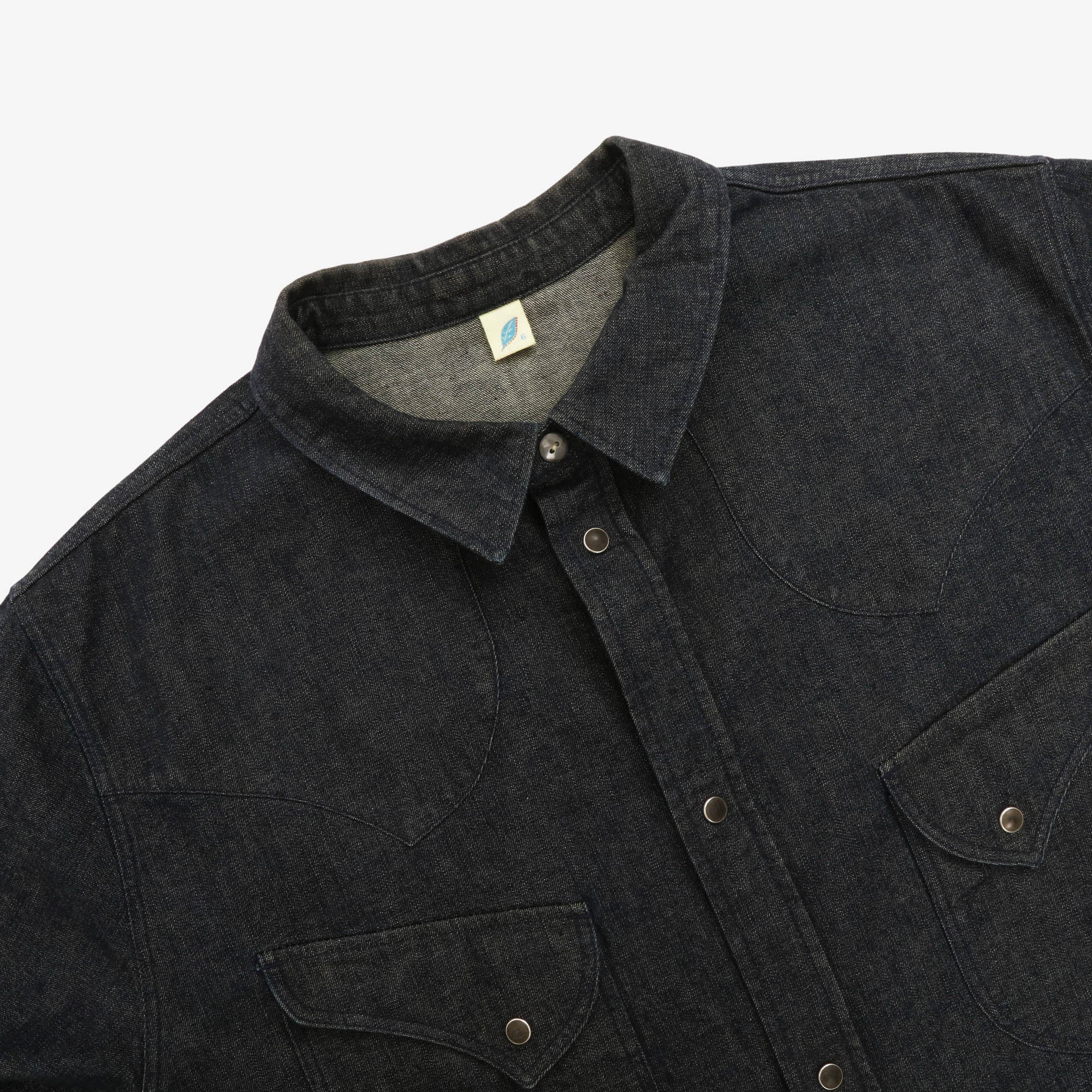 8oz Denim Western Snap Shirt