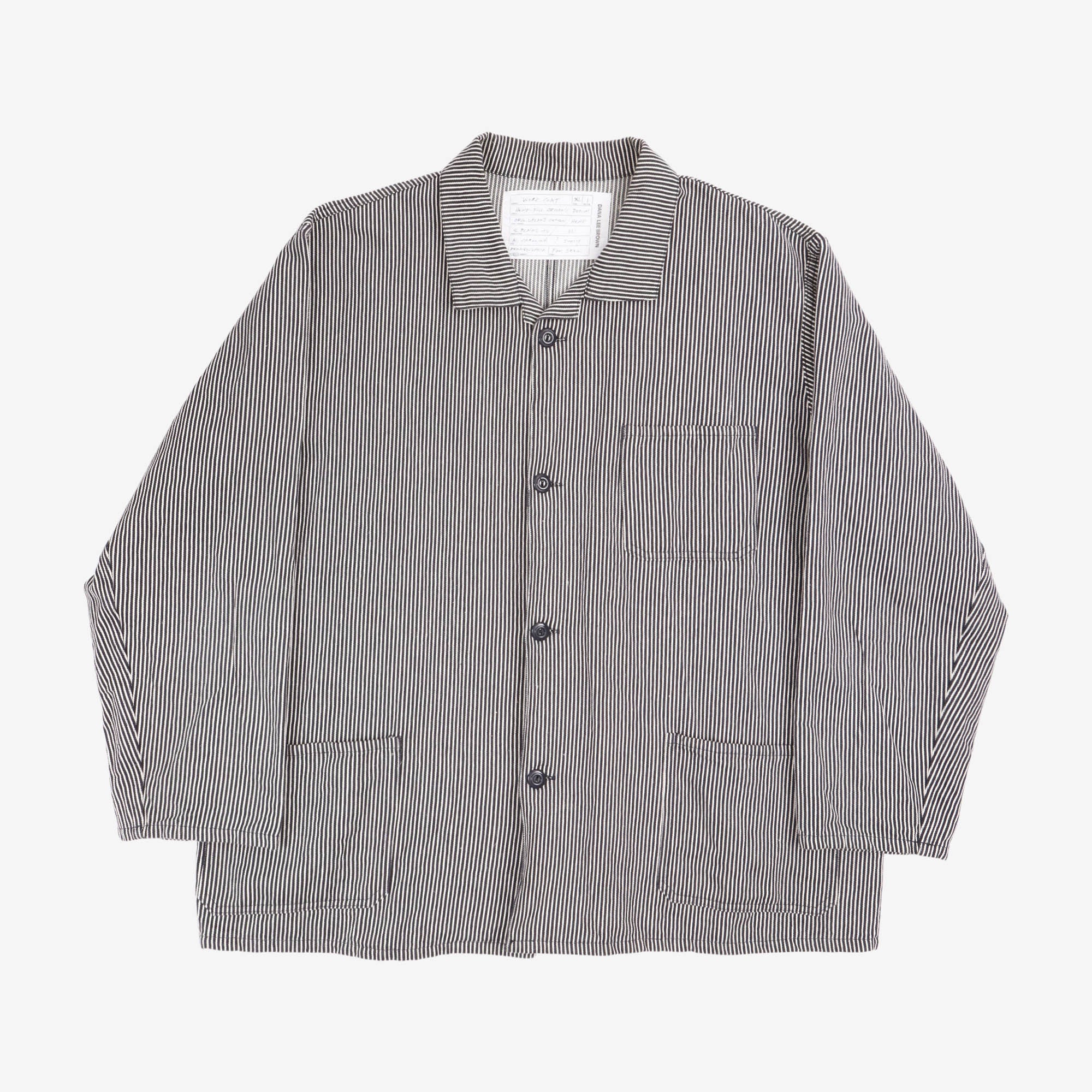 11oz Hickoy Stripe Denim Work Coat