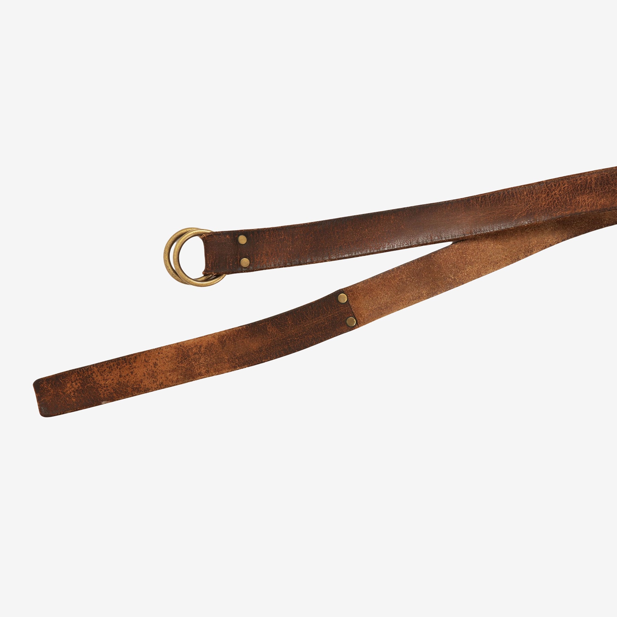 2 Ring Leather Belt