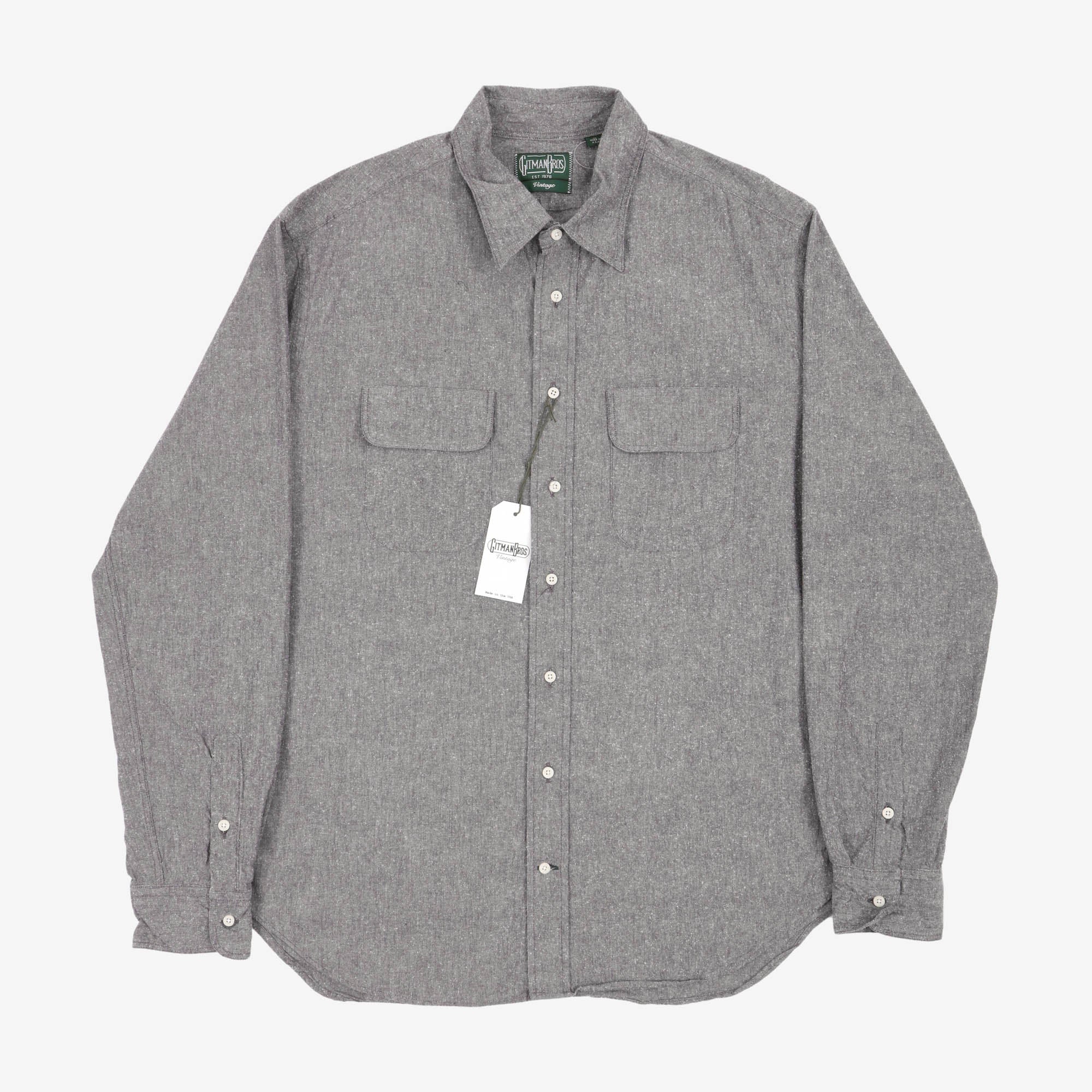 Nepped Silk Shirt