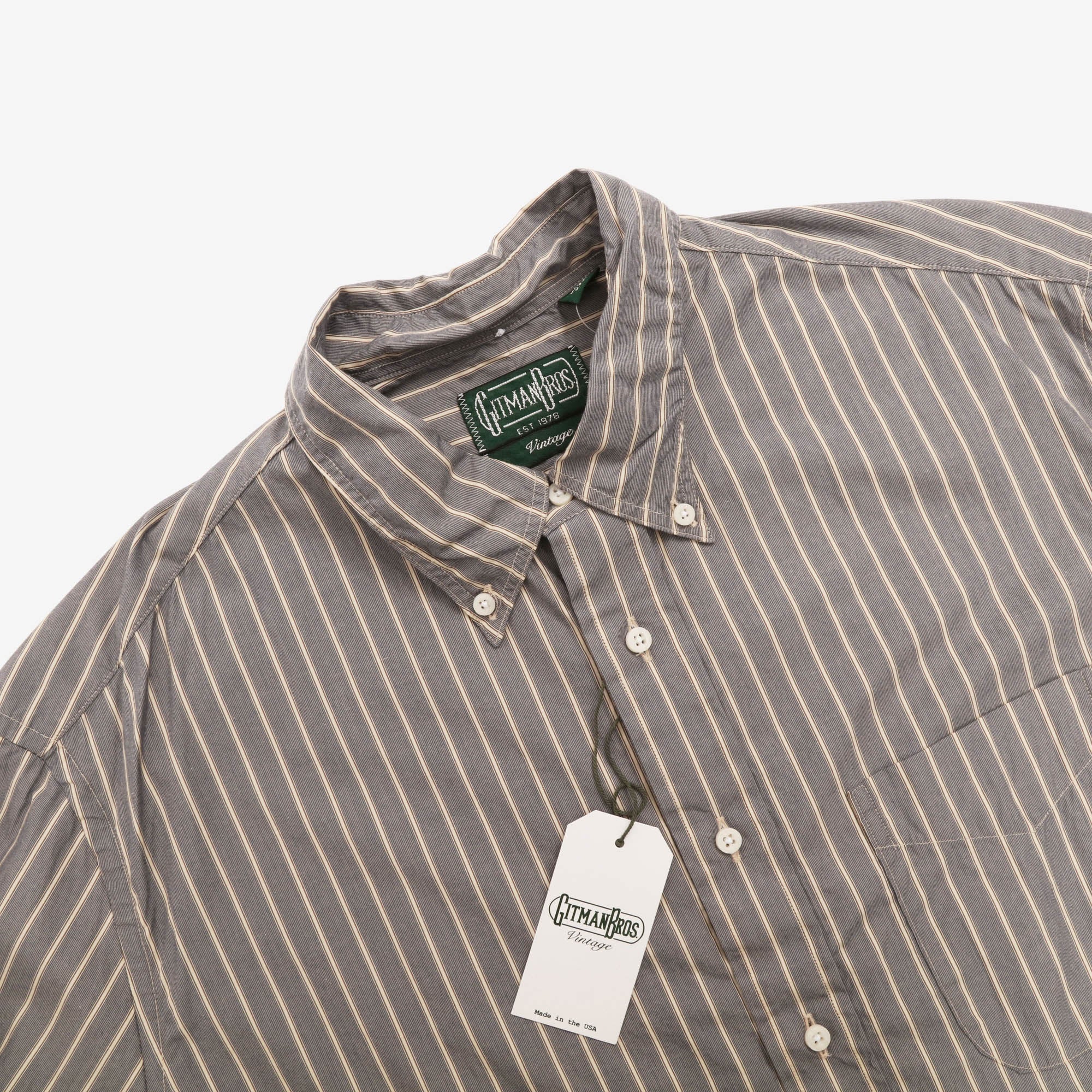 BD Striped Japanese Poplin Shirt
