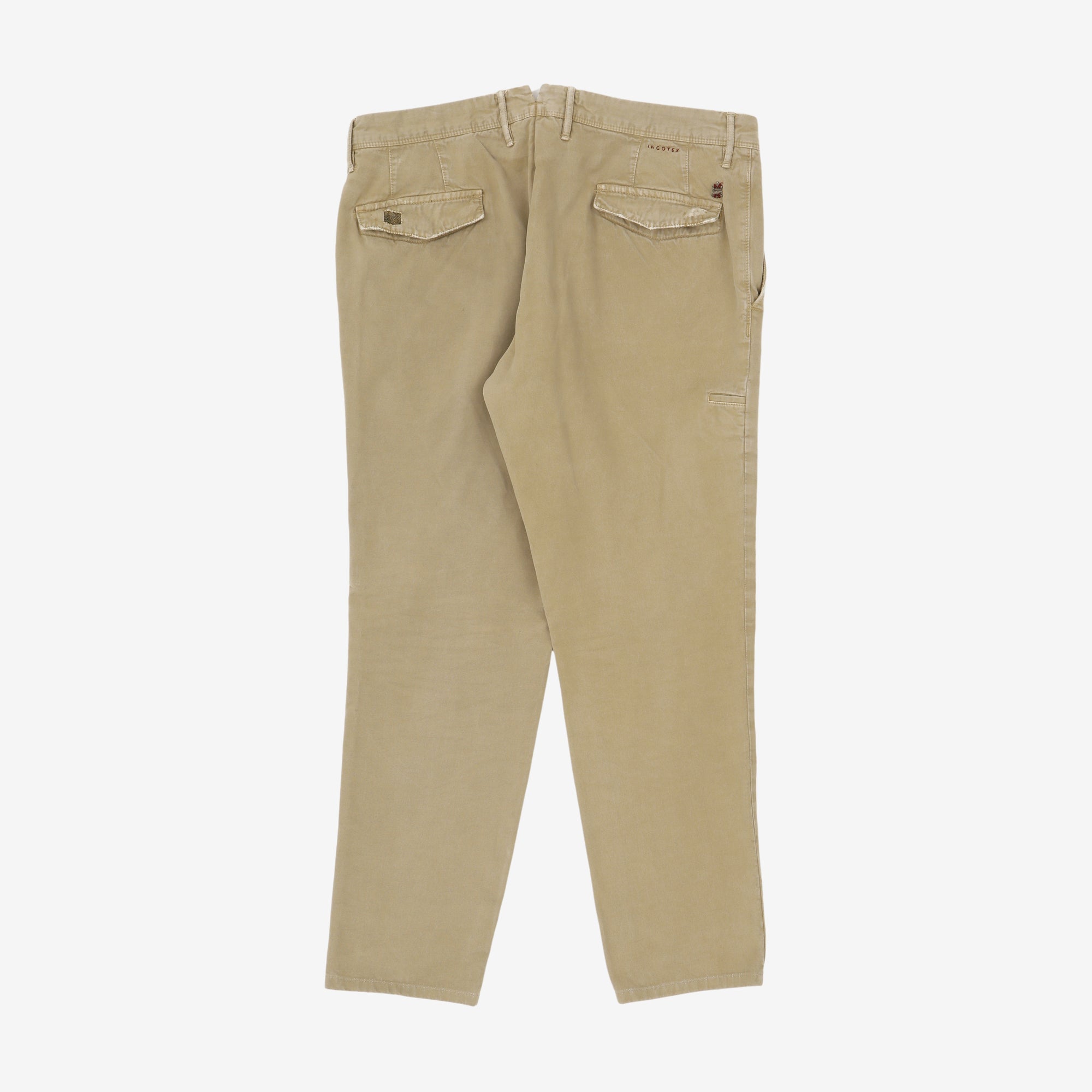 Slim Fit Distressed Slacks (37W X 29.5L)