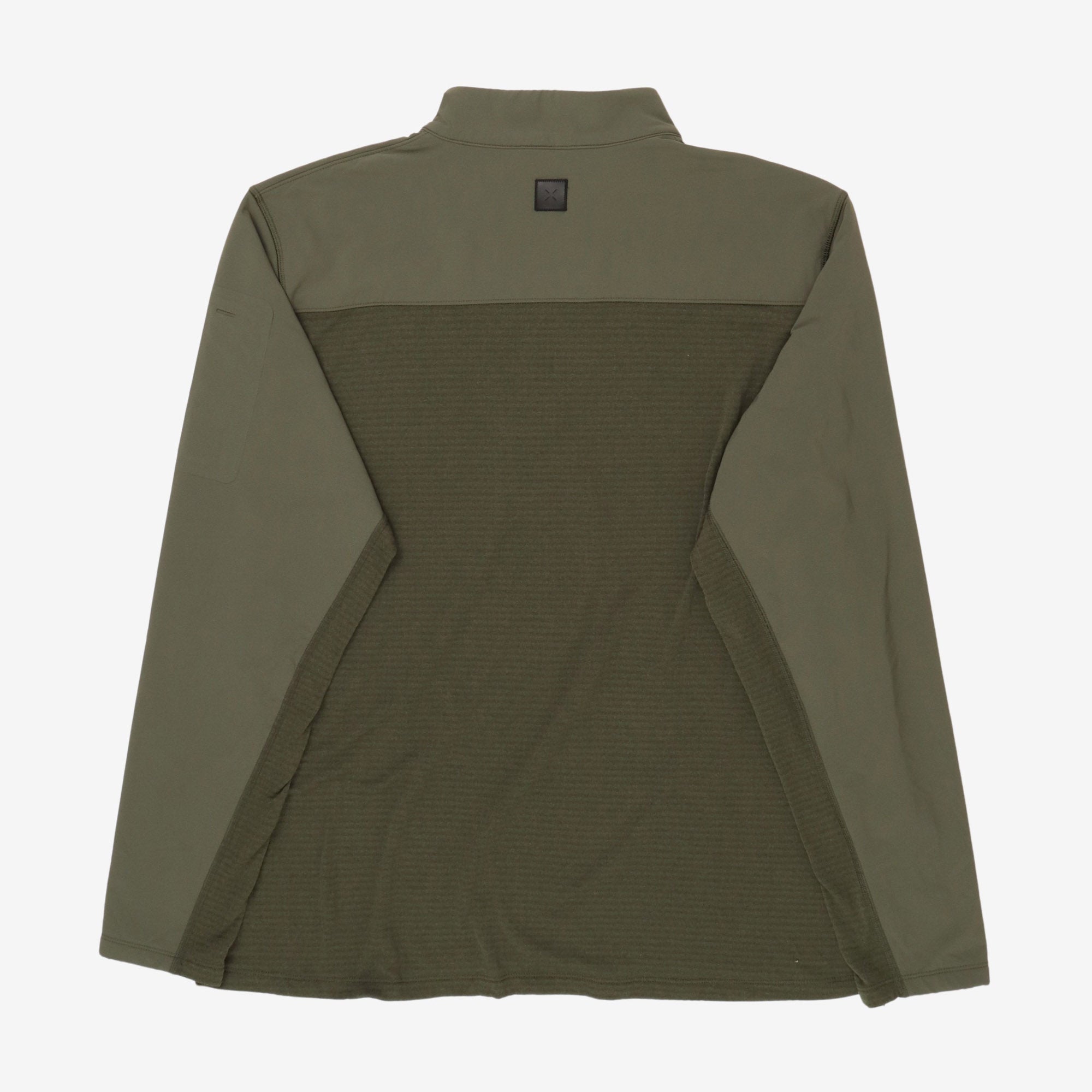 Half Zip Nylon Sweatshirt