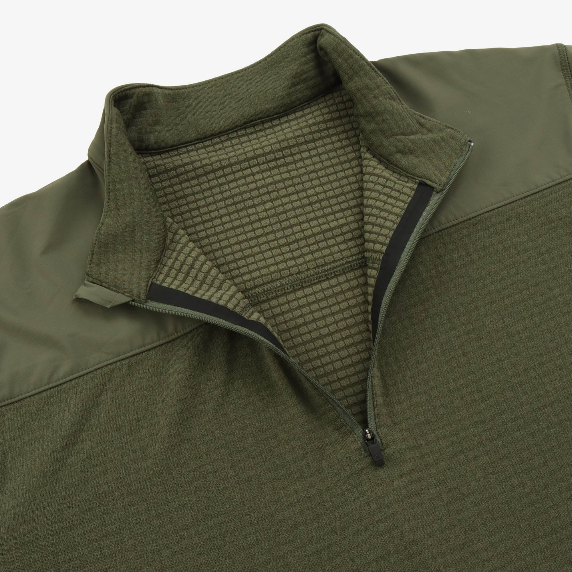 Half Zip Nylon Sweatshirt