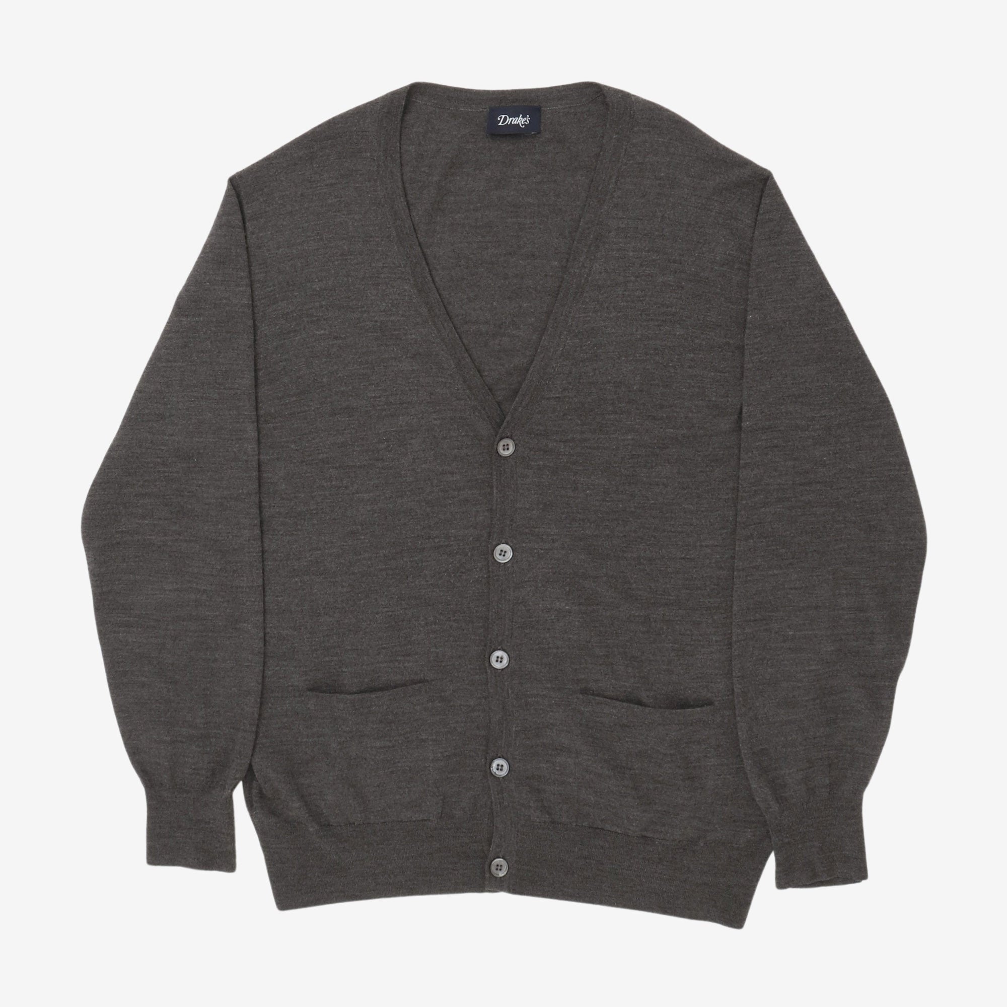 Wool V Neck Cardigan