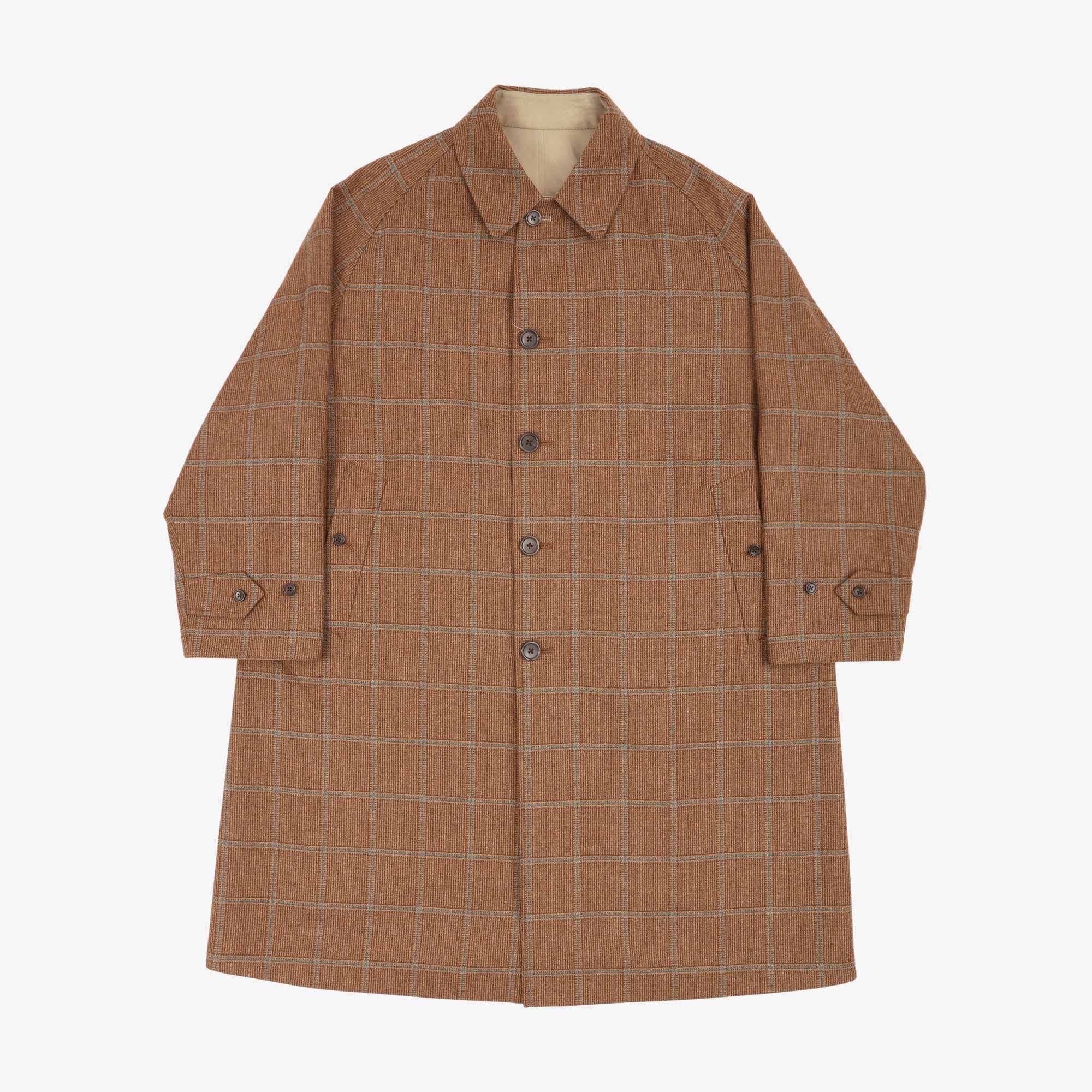 Reversible Single Raglan Coat